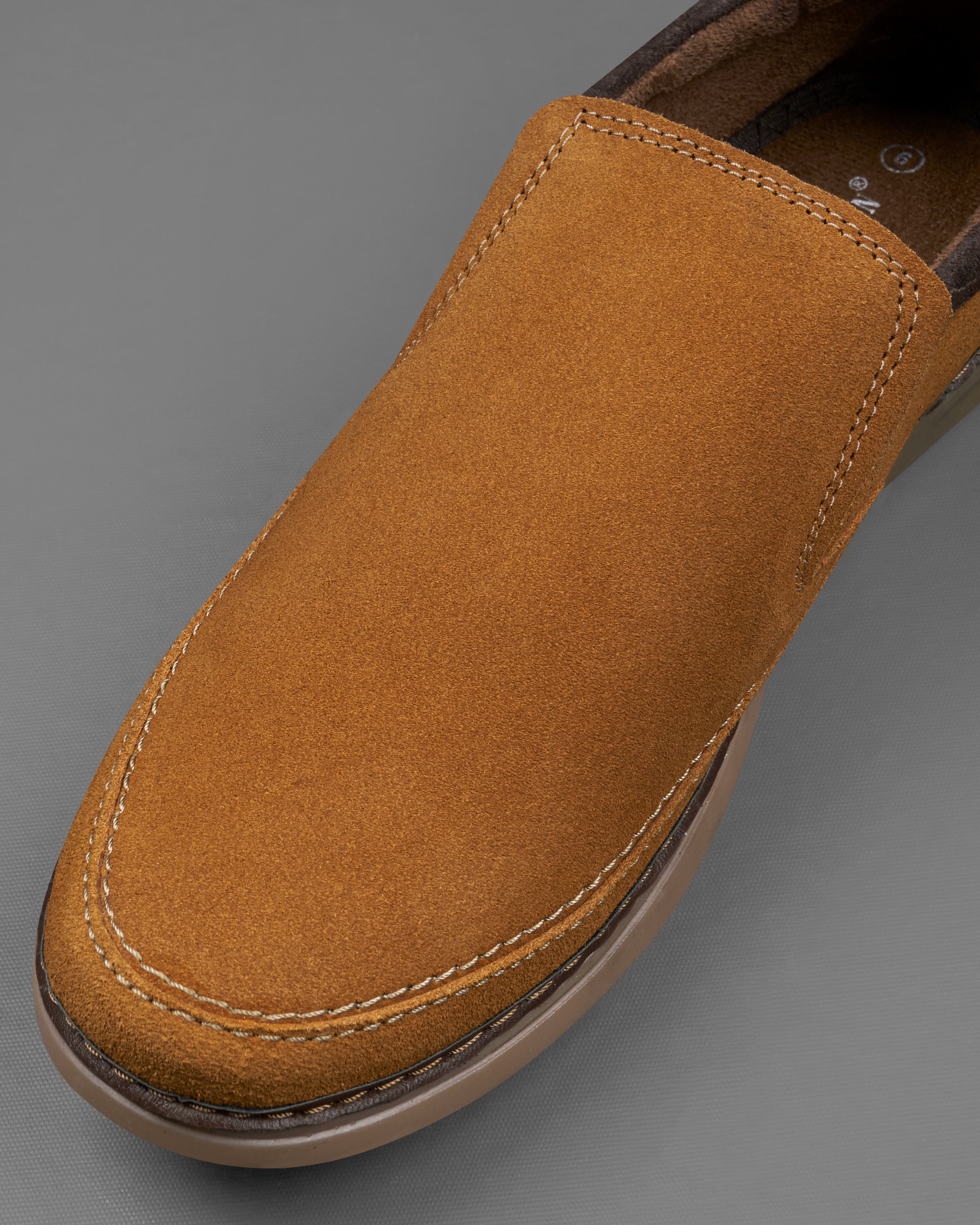 Brown Slip On Suede leather Shoes FT076-6, FT076-7, FT076-8, FT076-9, FT076-10, FT076-11