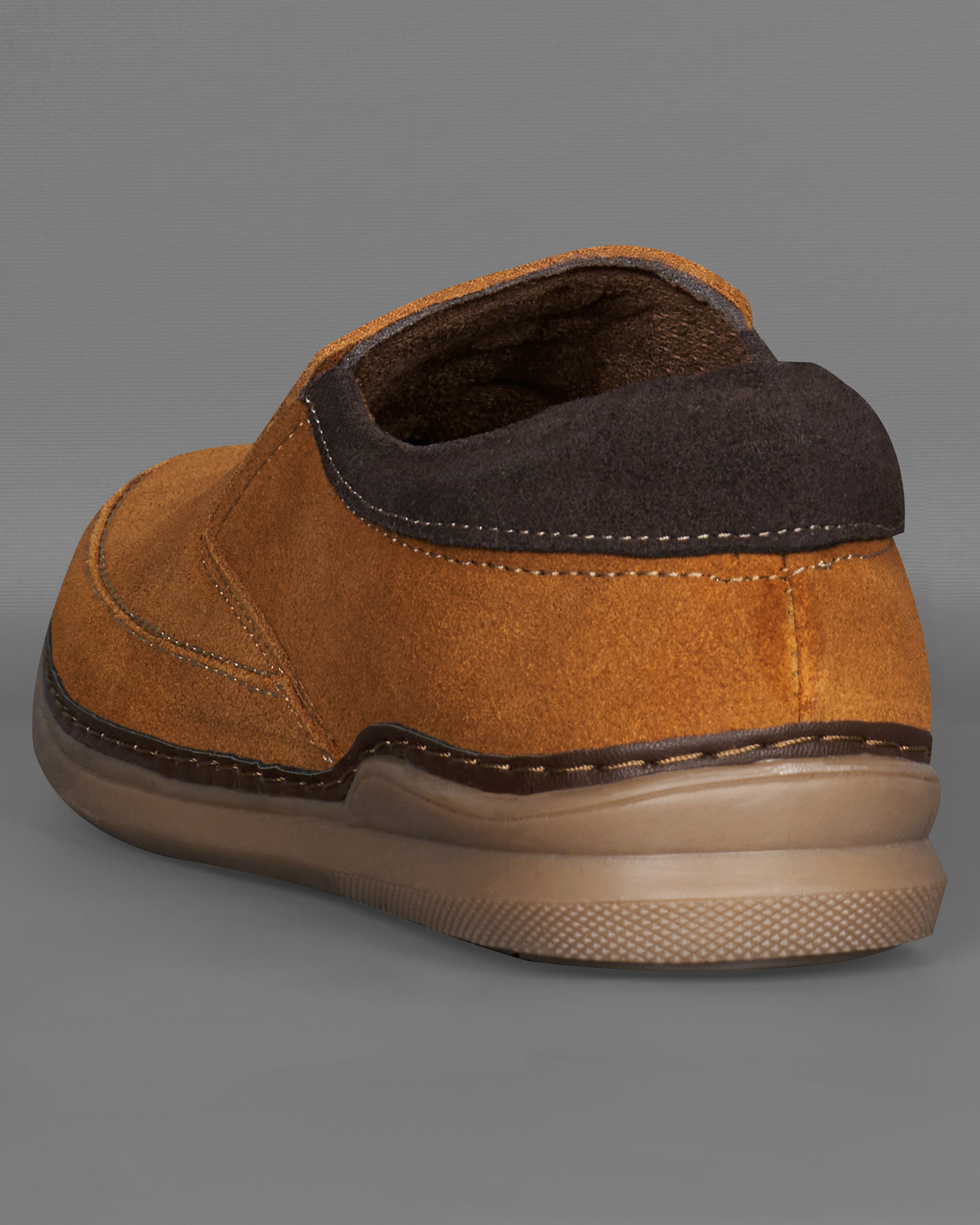 Brown Slip On Suede leather Shoes FT076-6, FT076-7, FT076-8, FT076-9, FT076-10, FT076-11