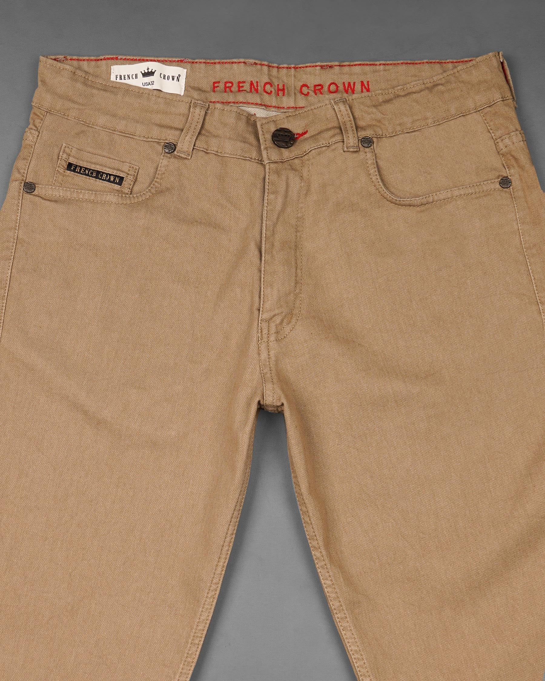 Mongoose Khaki Rinse Wash Clean Look Stretchable Denim J151-32, J151-34, J151-36, J151-38, J151-40