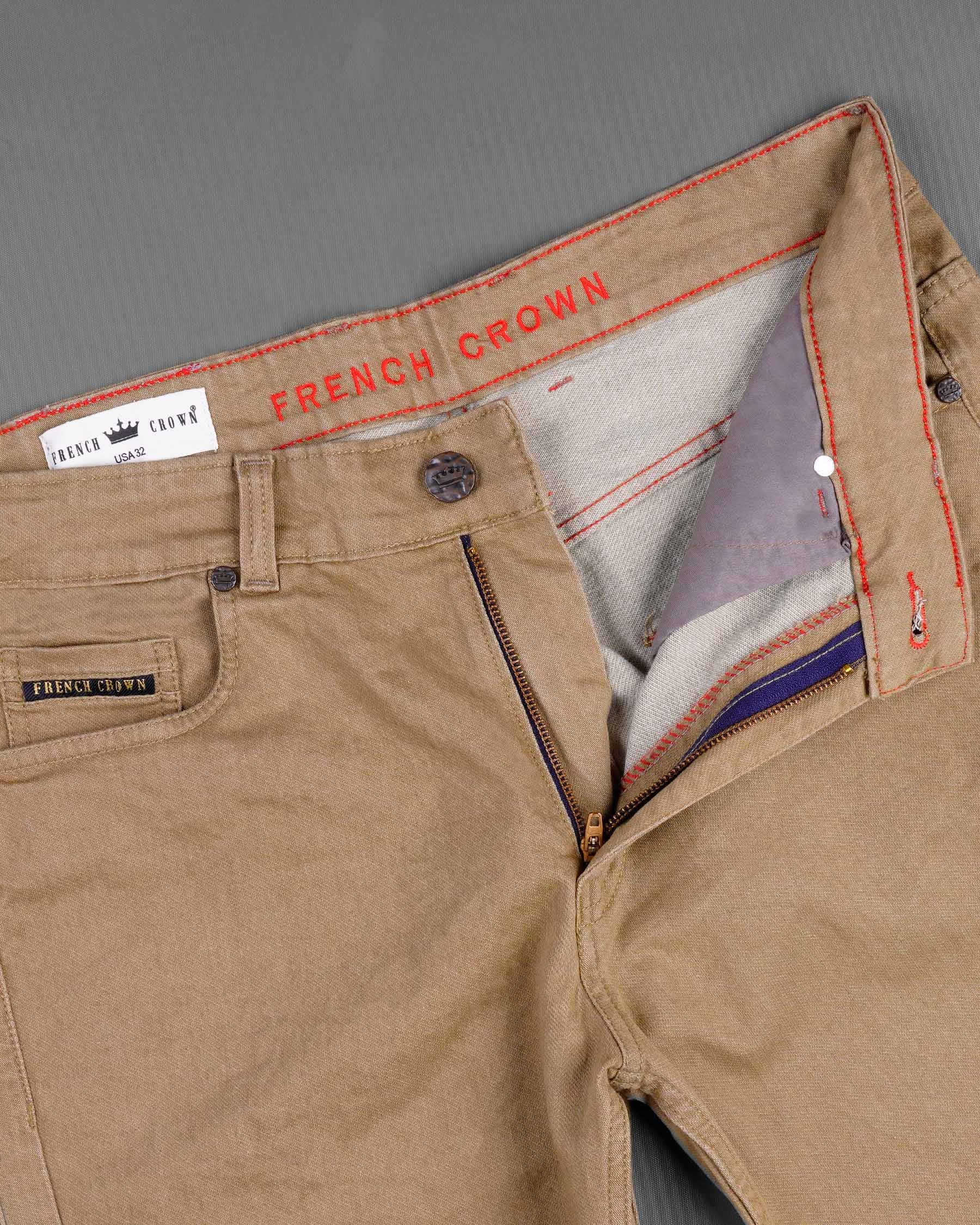 Mongoose Khaki Rinse Wash Clean Look Stretchable Denim J151-32, J151-34, J151-36, J151-38, J151-40