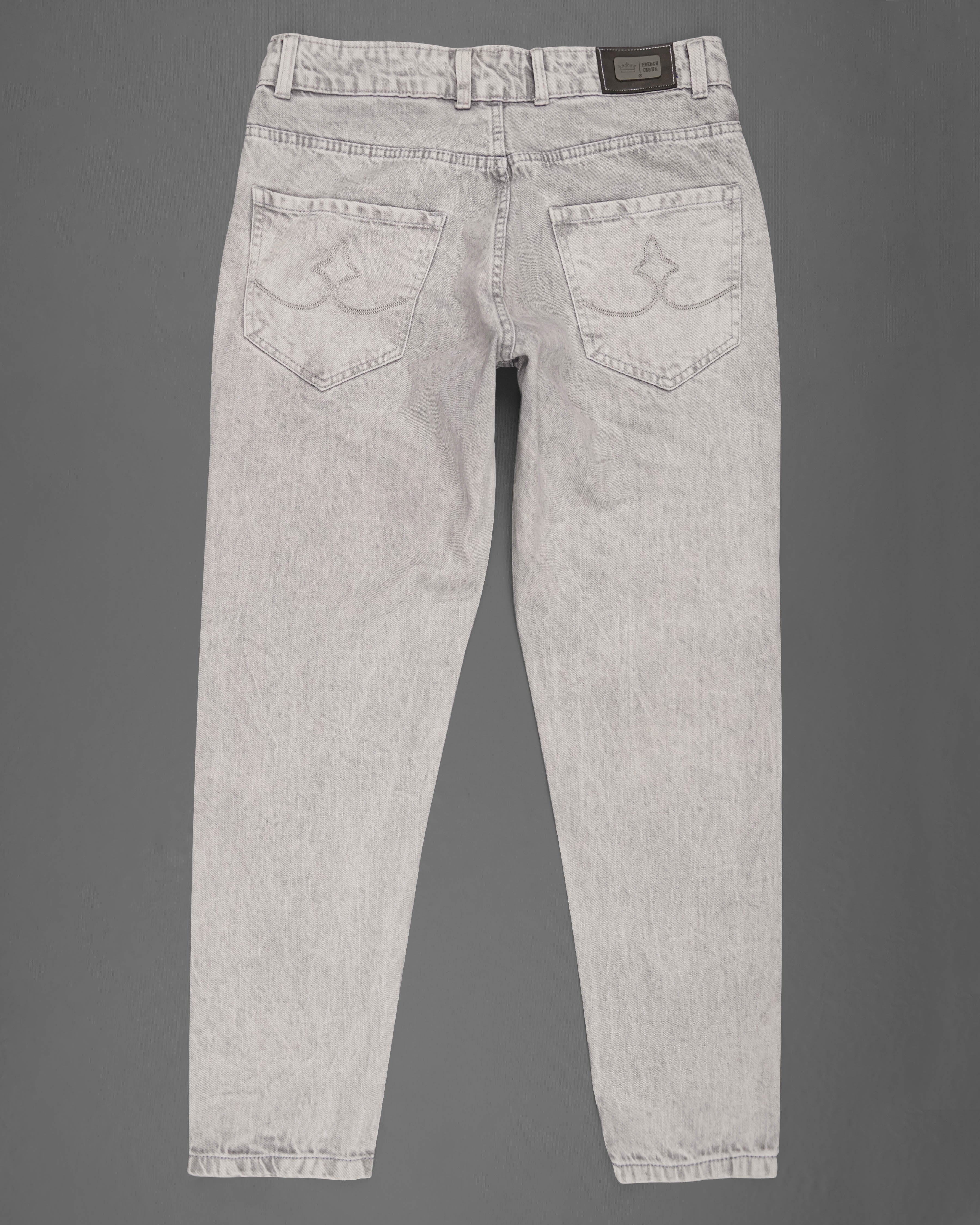 Pale Slate Gray Rinse Wash Stretchable Denim J159-32, J159-34, J159-36, J159-38, J159-40