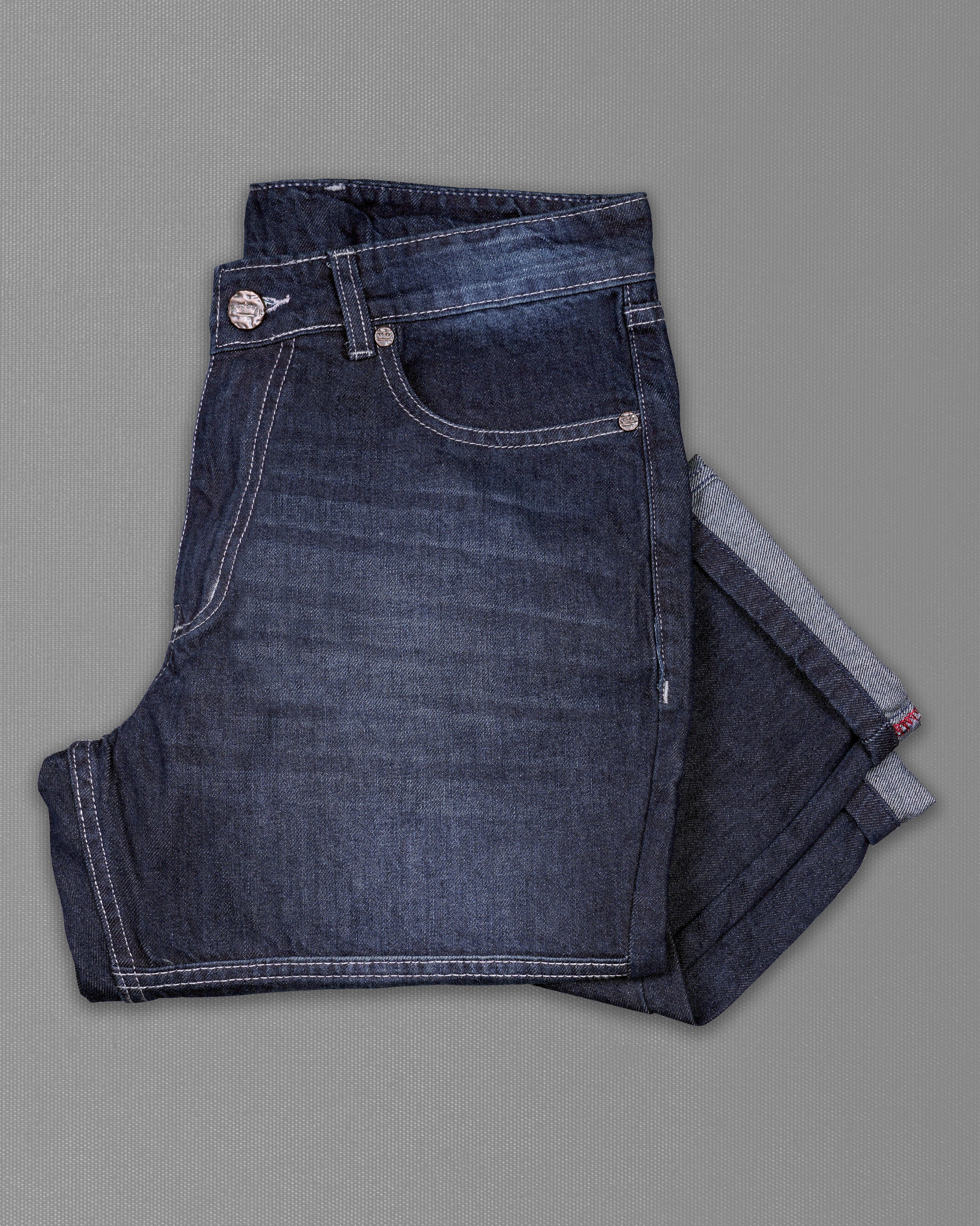 Mirage Blue Whiskering Wash Denim J203-30, J203-32, J203-34, J203-36, J203-38, J203-40