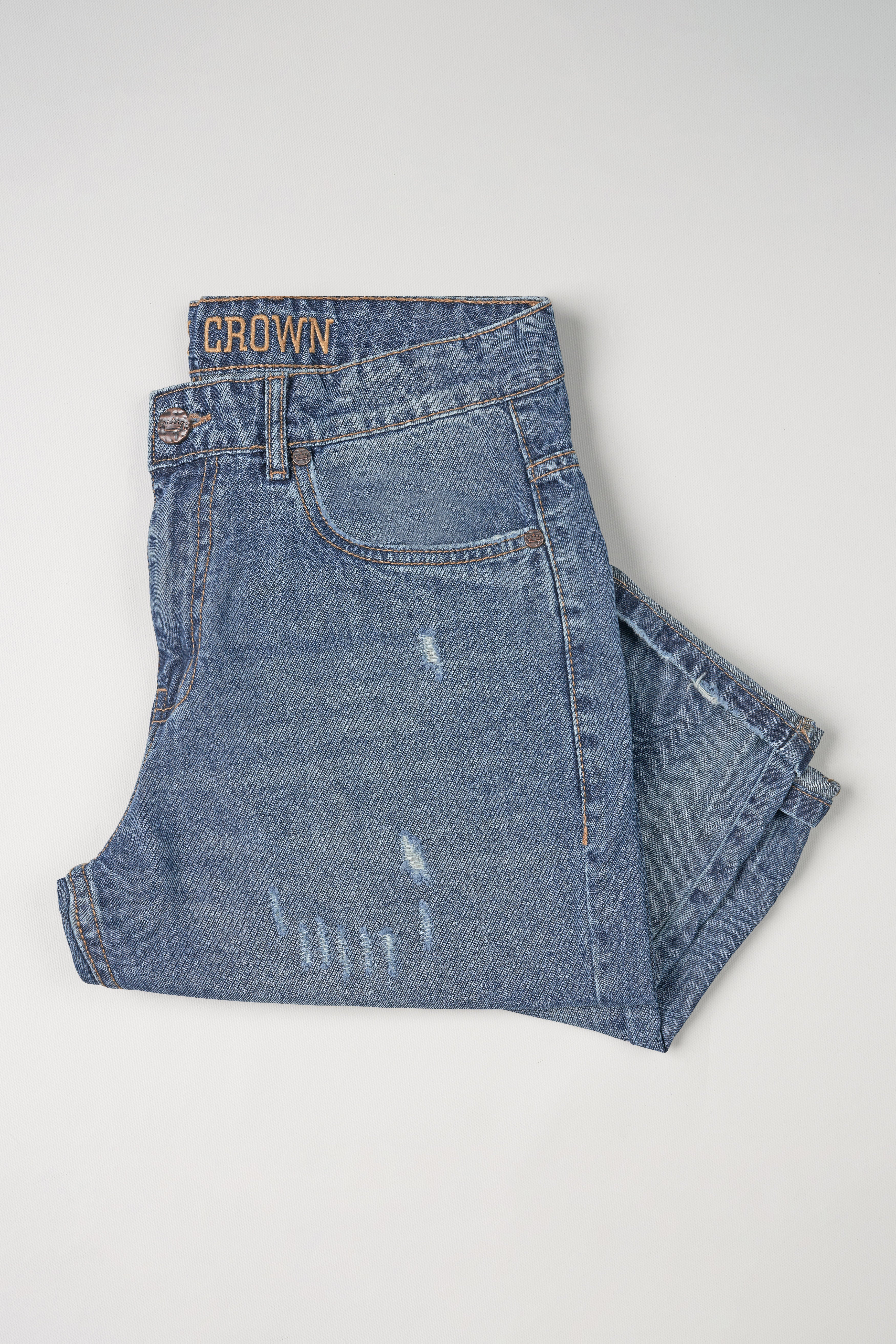 Lynch Blue Mildly Distressed Stone Wash Denim J237-30, J237-32, J237-34, J237-36, J237-38, J237-40