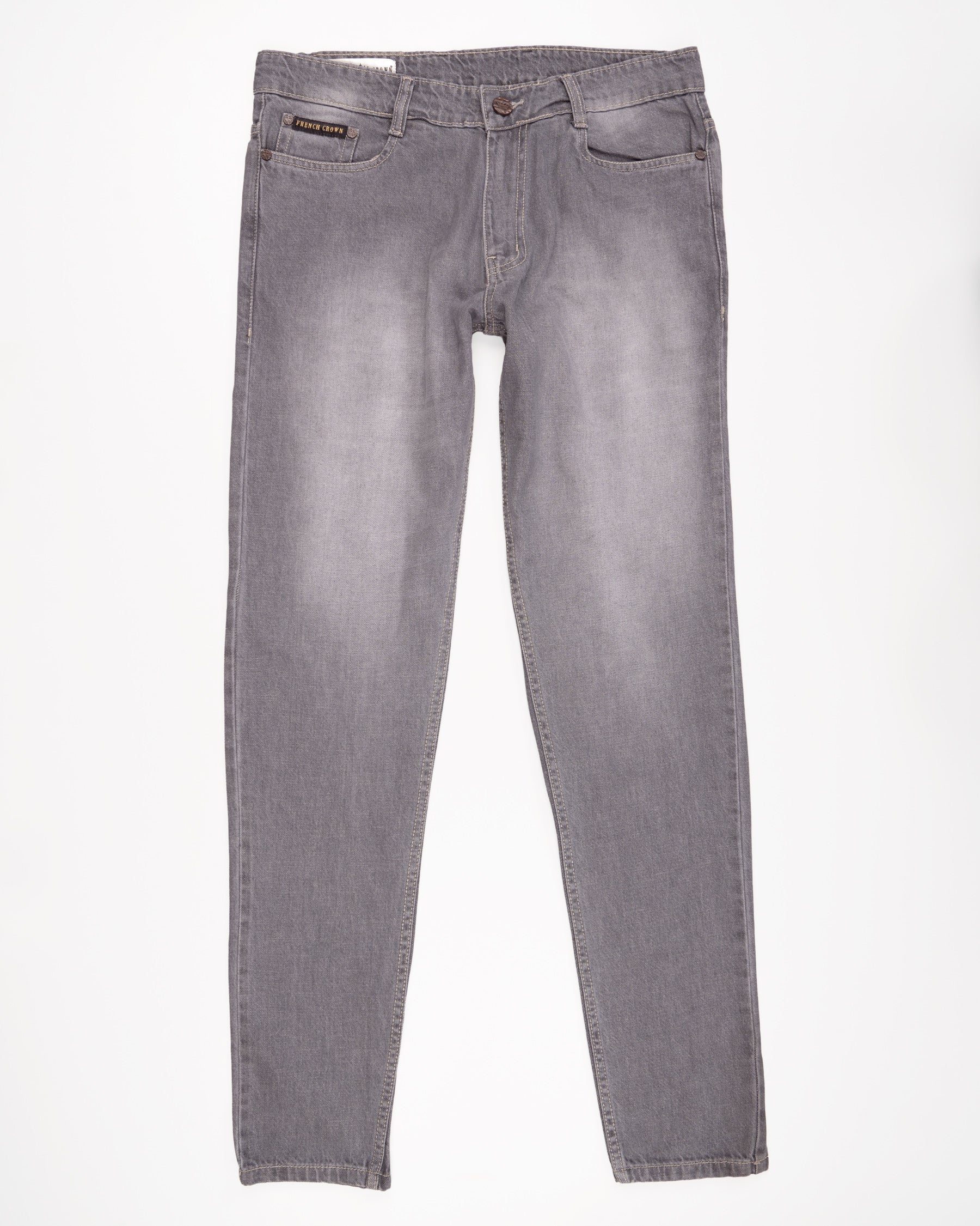 DUSTY GRAY SLIM FIT MID-RISE CLEAN LOOK STRETCHABLE DENIM J78-32, J78-34, J78-36, J78-38, J78-40, J78-30