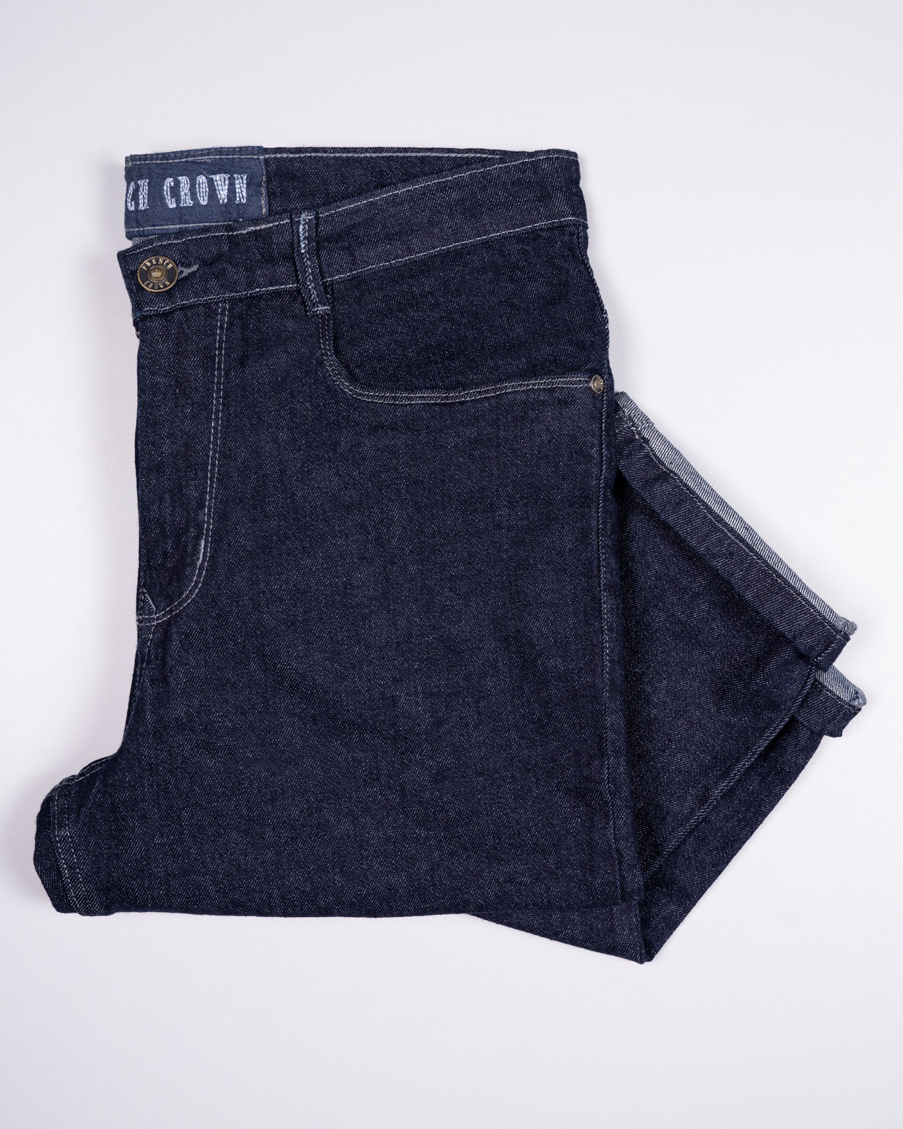 MIDNIGHT BLUE SLIM FIT MID-RISE CLEAN LOOK STRETCHABLE DENIM J87-30, J87-32, J87-34, J87-36, J87-38, J87-40