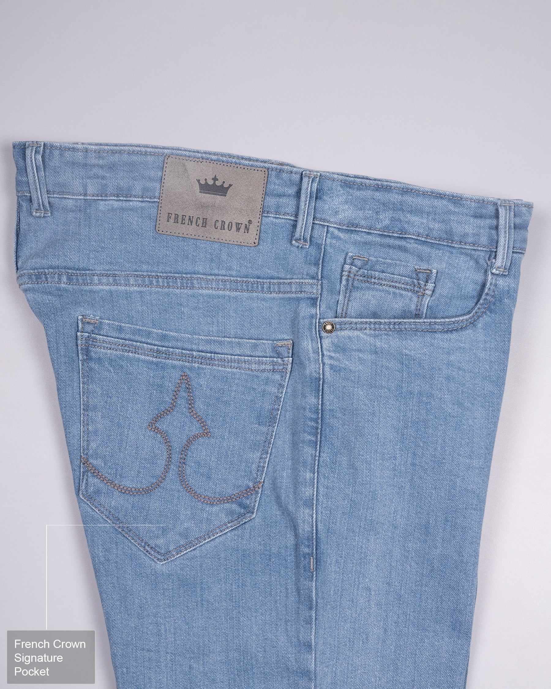 POLO BLUE SLIM FIT MID-RISE CLEAN LOOK STRETCHABLE DENIM J88-32, J88-36, J88-38, J88-40, J88-30, J88-34