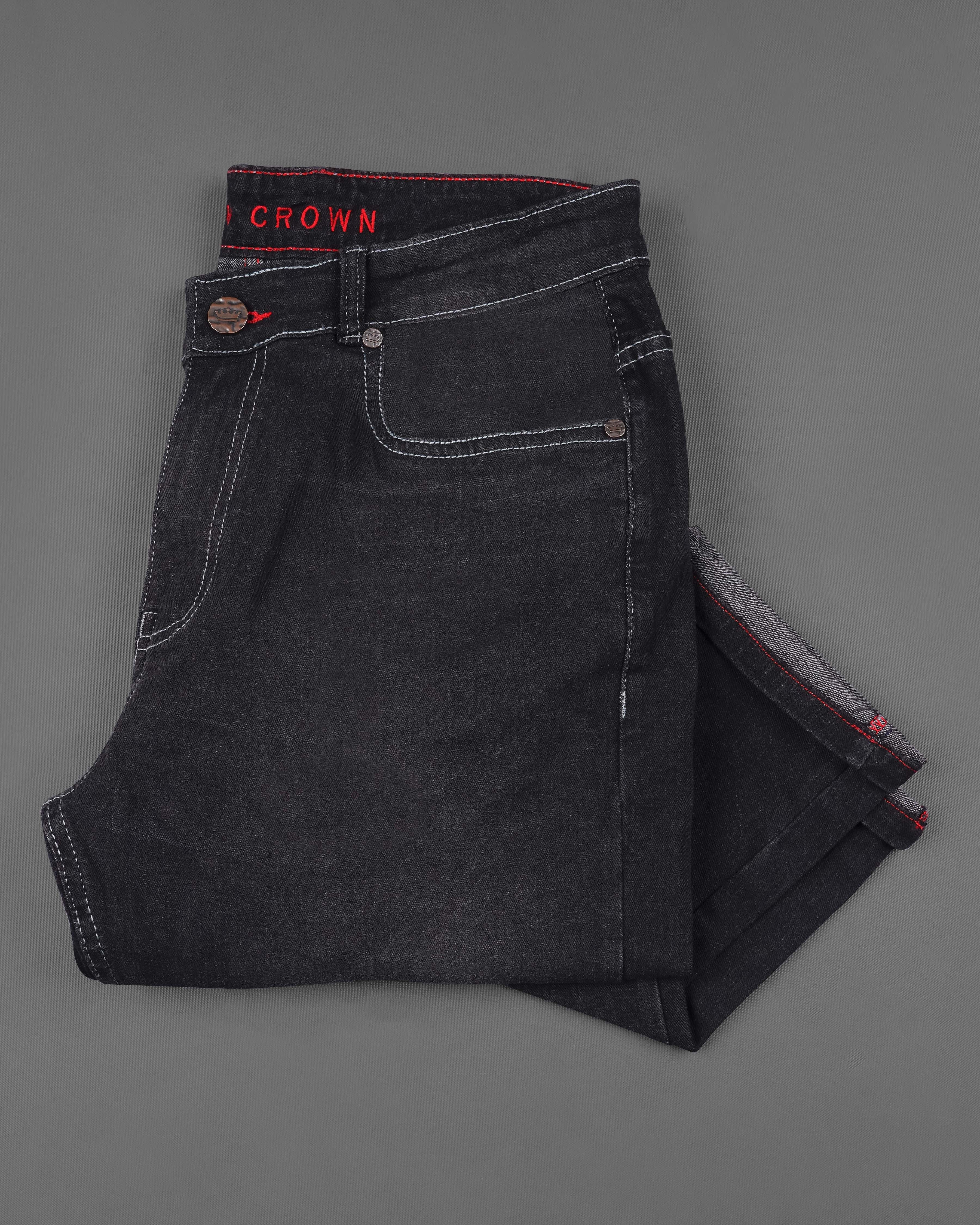 Haiti Black Rinse Wash Stretchable Denim J154-32, J154-34, J154-36, J154-38, J154-40