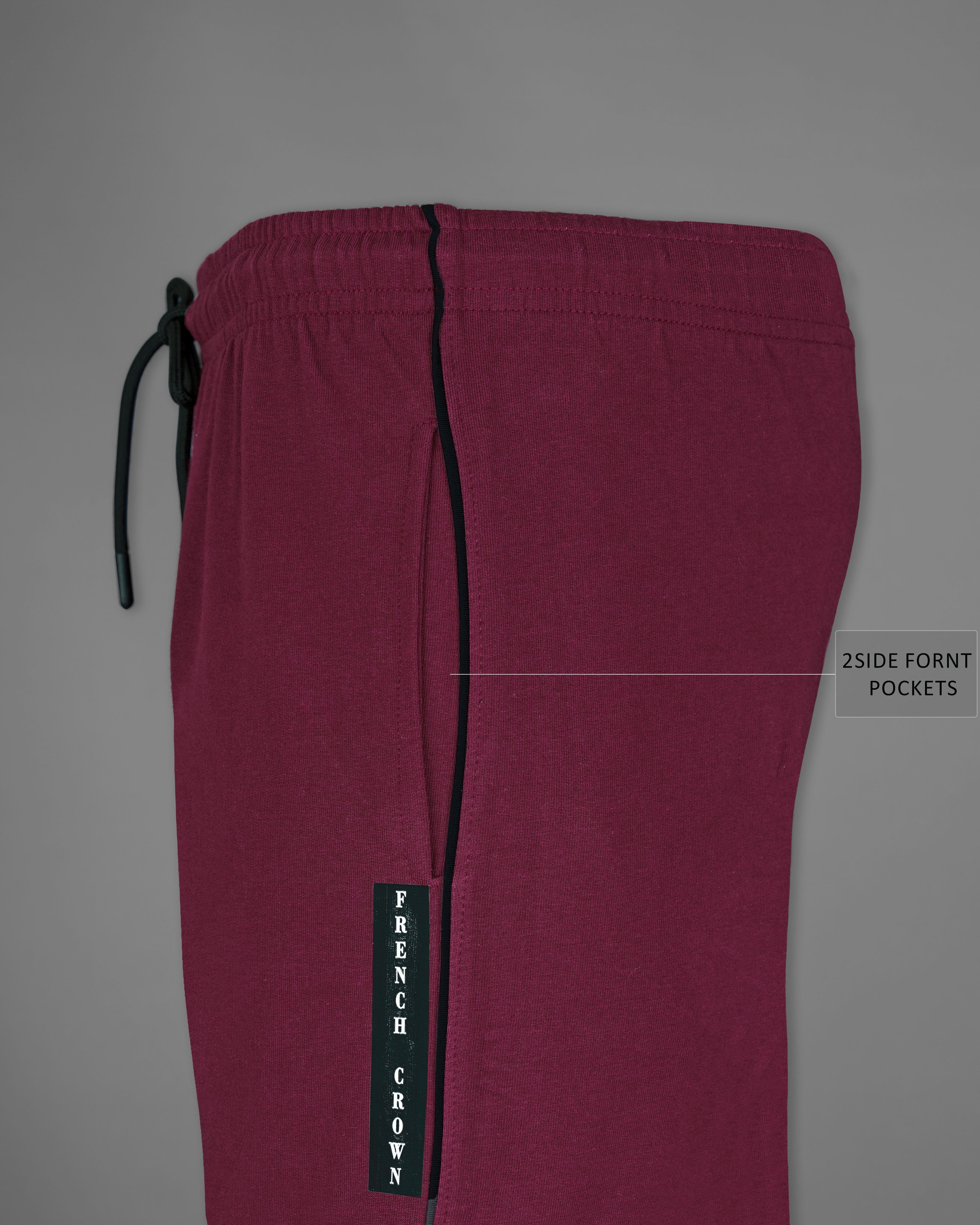 Bordeaux Maroon Premium Cotton Lounge Pants LP188-28, LP188-30, LP188-32, LP188-34, LP188-36, LP188-38, LP188-40, LP188-42, LP188-44