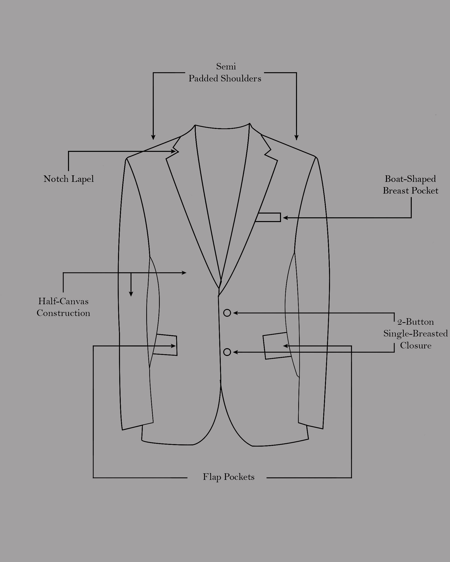 Tobacco Brown Single Breasted Designer Suit