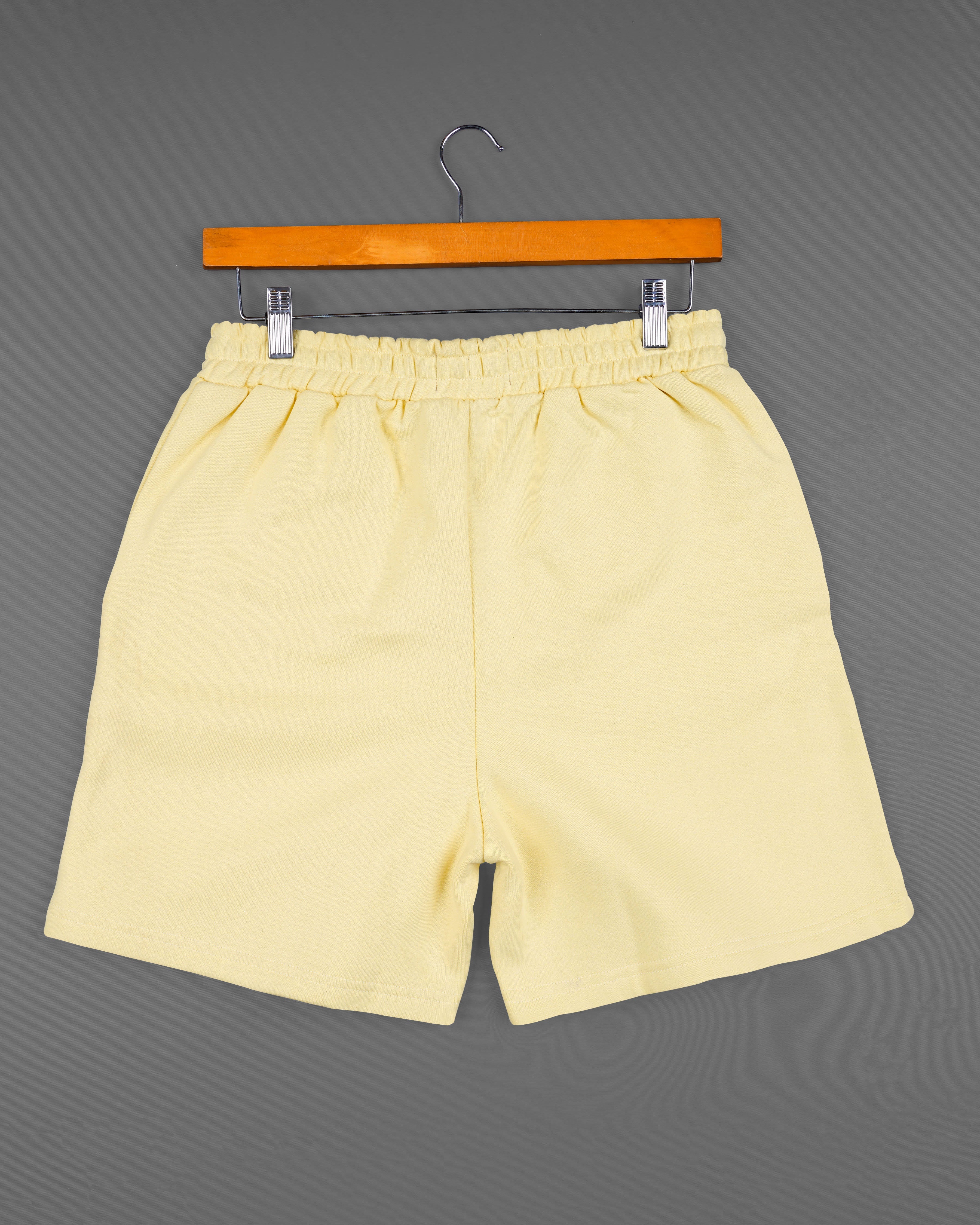 Marzipan Yellow Premium Cotton  Shorts SR172-28, SR172-30, SR172-32, SR172-34, SR172-36, SR172-38, SR172-40, SR172-42, SR172-44