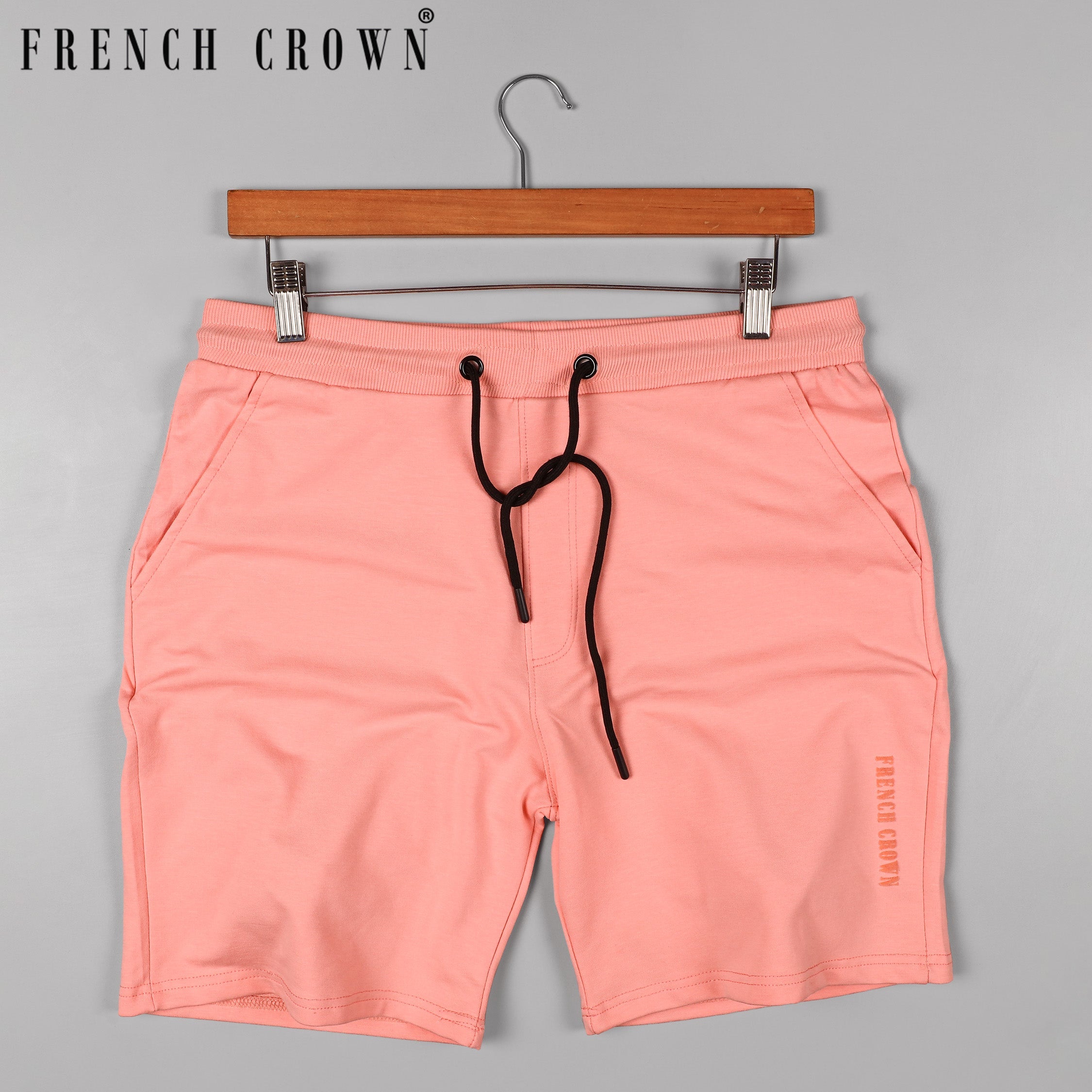 Rose Bud Bright Pink Premium Cotton Swim Shorts SR97-28, SR97-30, SR97-32, SR97-34, SR97-36, SR97-38, SR97-40, SR97-42, SR97-44