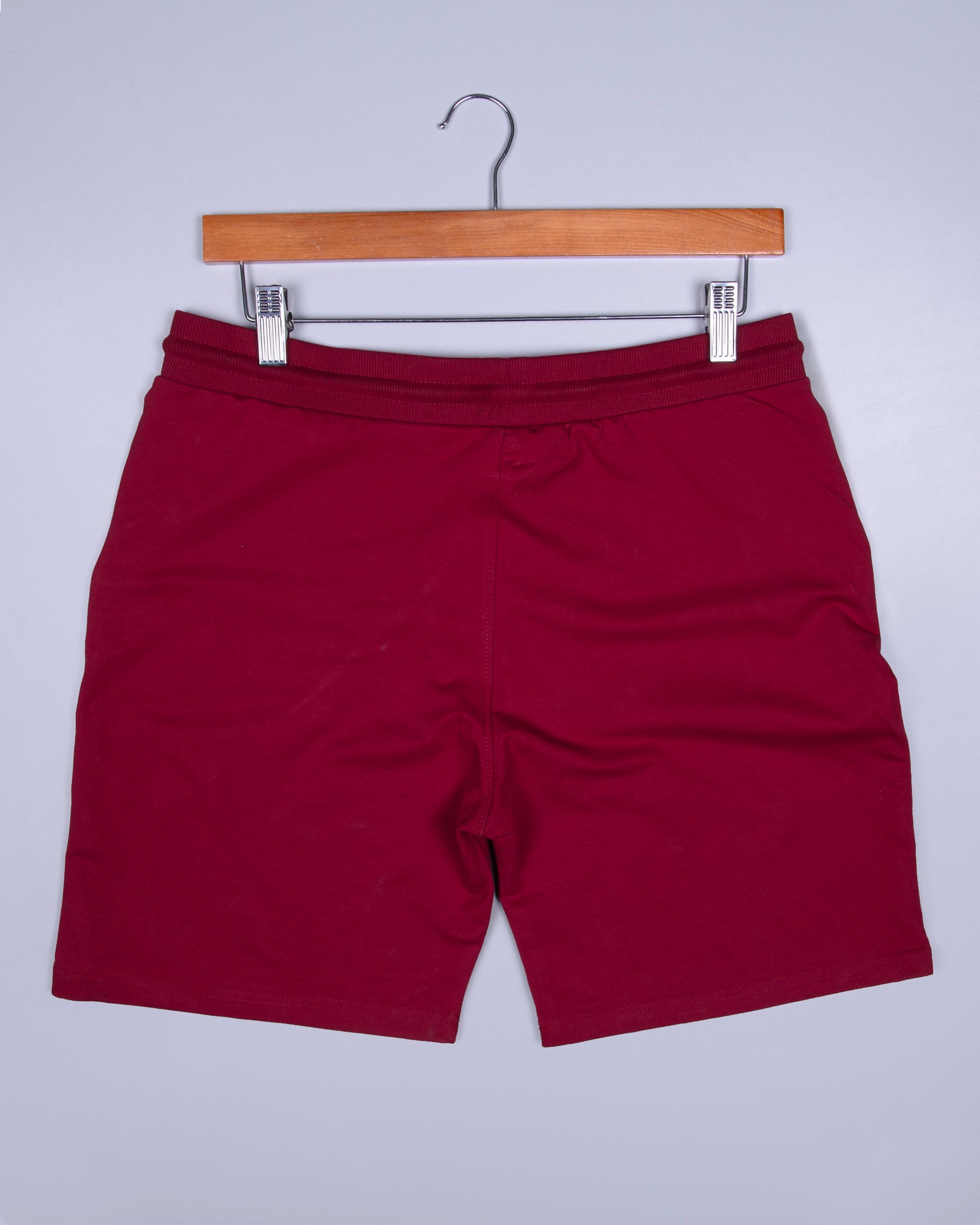 Venetian Red Premium Cotton Swim Shorts