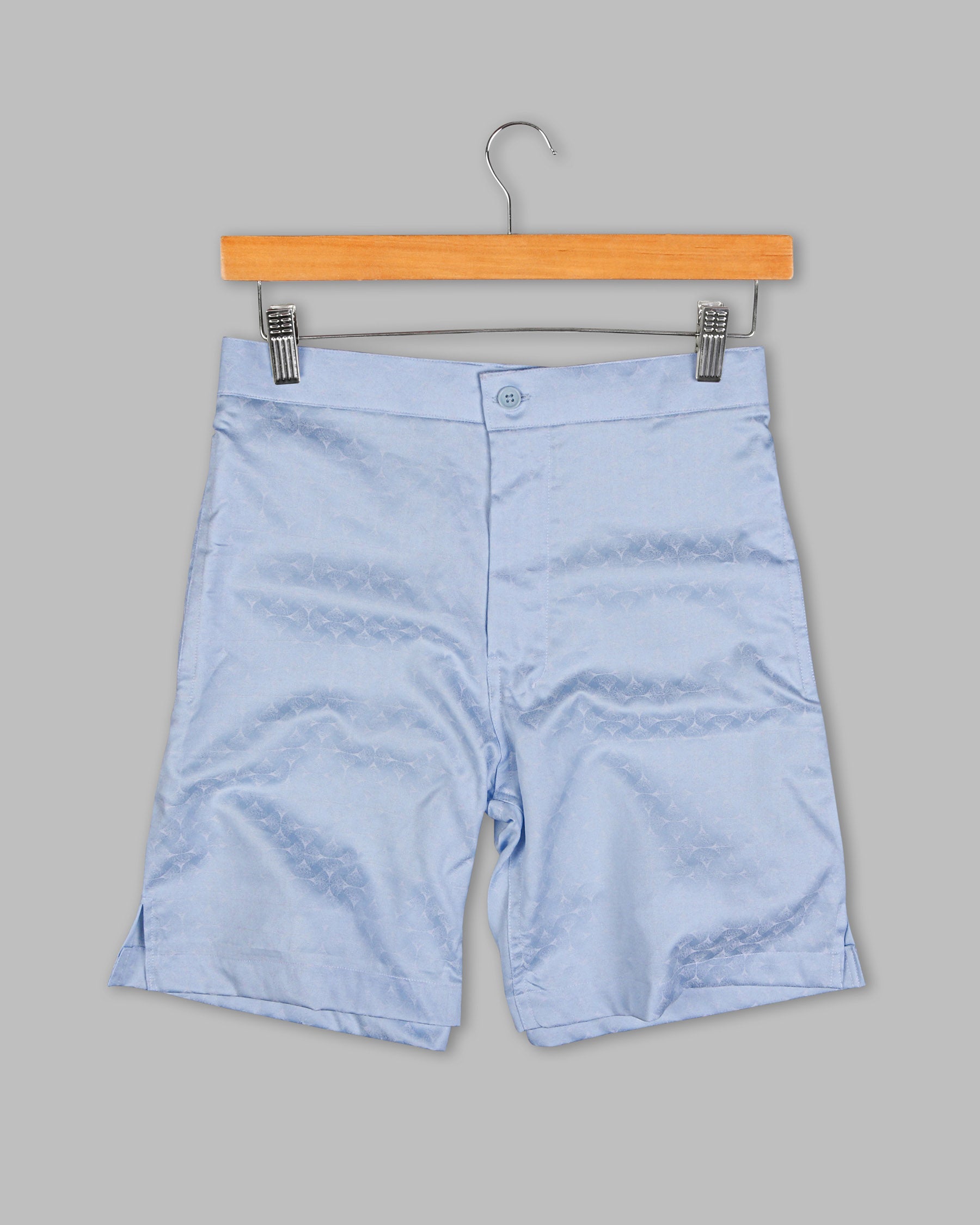 Rock Blue Jacquard Textured Giza Cotton Shorts SR93-28, SR93-38, SR93-30, SR93-32, SR93-34, SR93-36, SR93-40, SR93-42, SR93-44