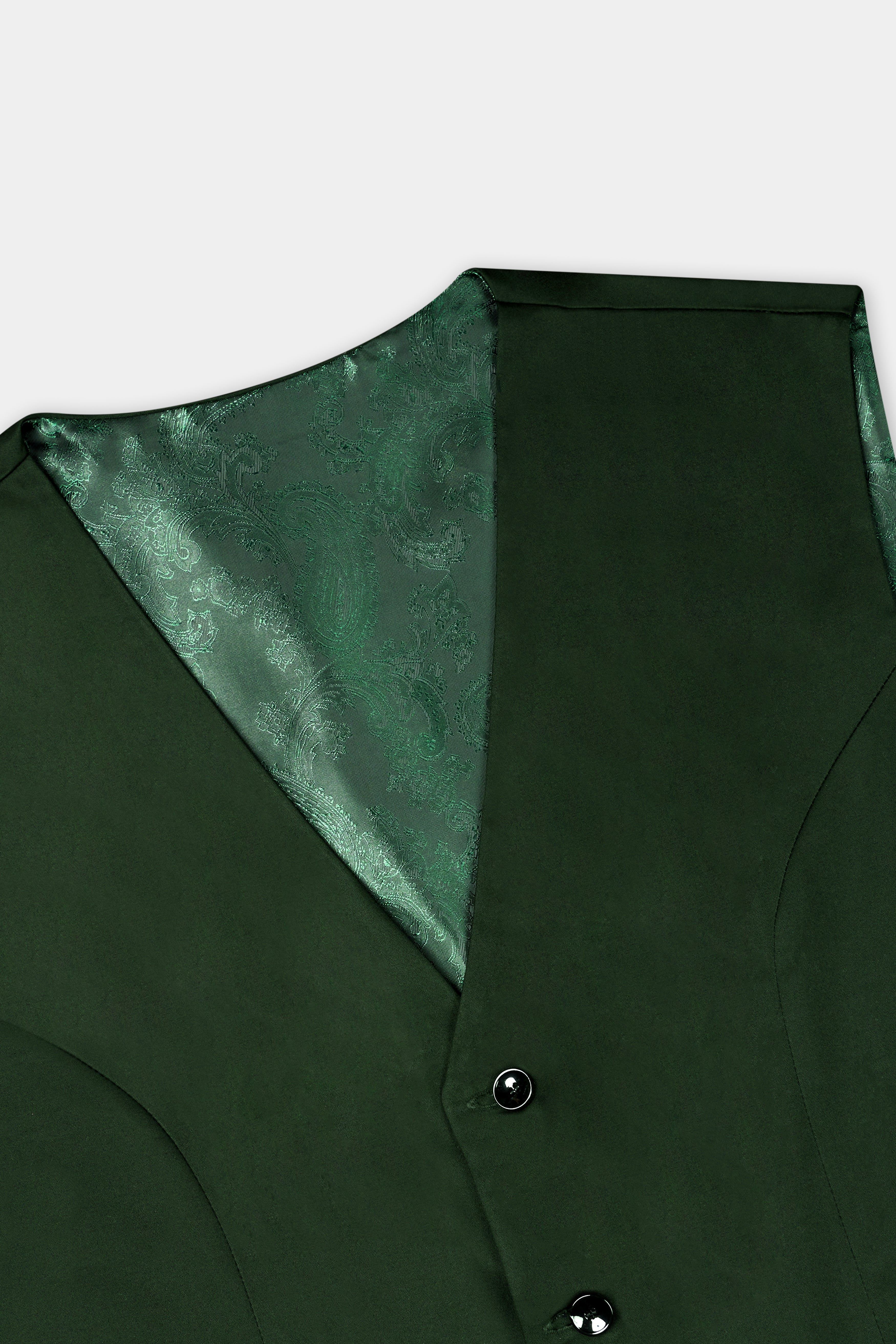 Myrtle Green Wool Rich Single Breasted Stretchable traveler Suit