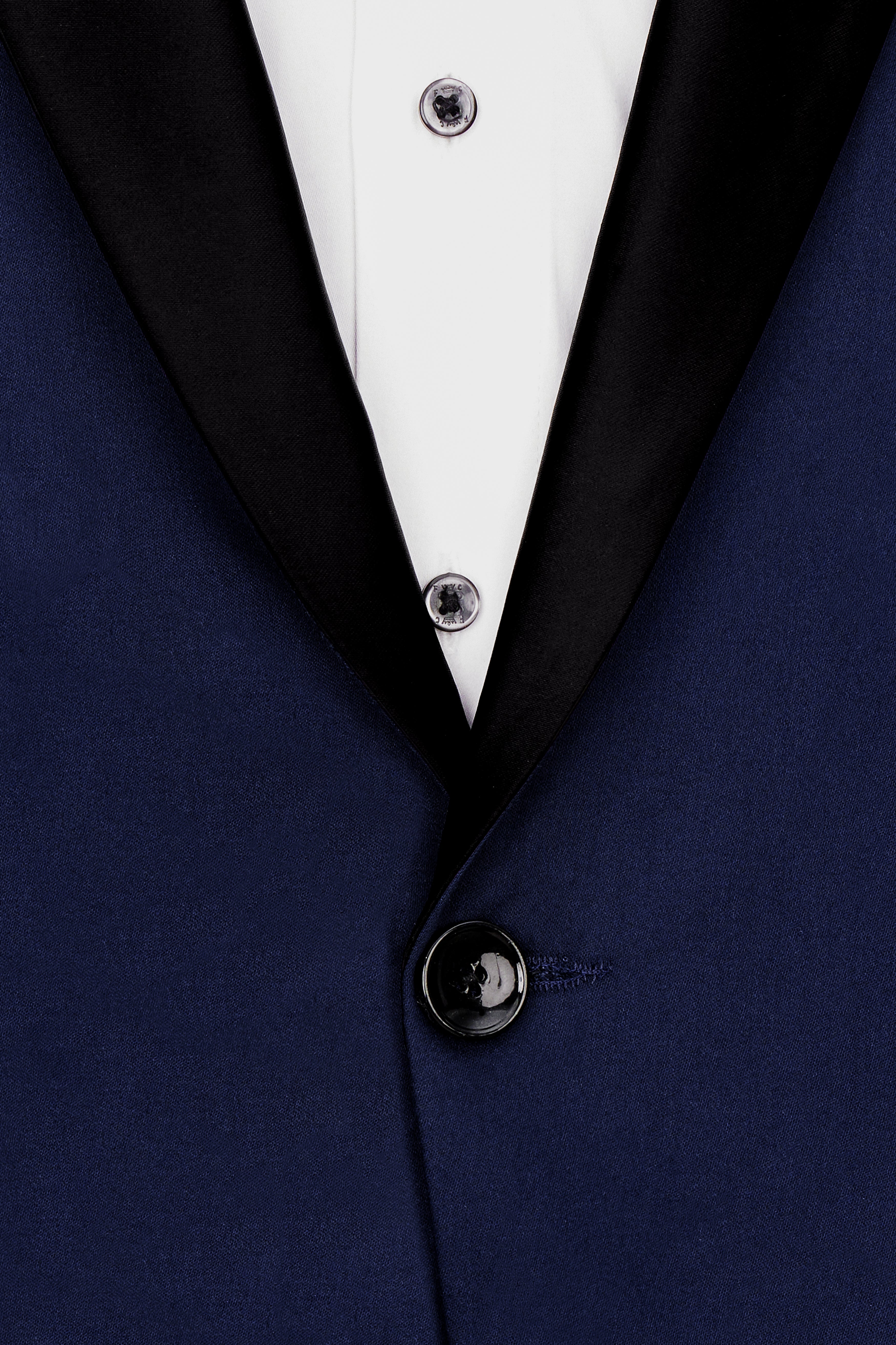 Space Blue Subtle Sheen Tuxedo Suit