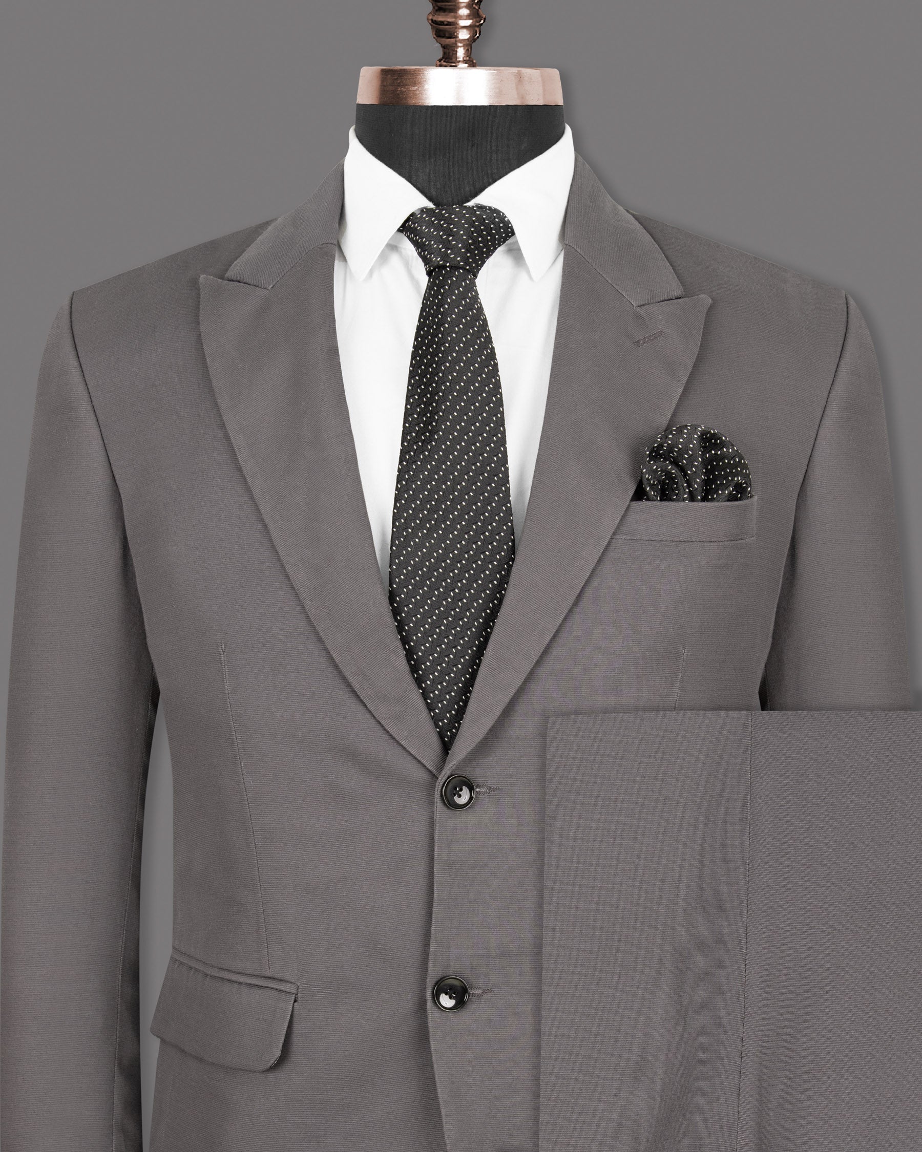 Bright Grey Premium Cotton Suit ST1283-SBP-36, ST1283-SBP-38, ST1283-SBP-40, ST1283-SBP-42, ST1283-SBP-44, ST1283-SBP-46, ST1283-SBP-52, ST1283-SBP-54, ST1283-SBP-48, ST1283-SBP-50, ST1283-SBP-56, ST1283-SBP-58, ST1283-SBP-60