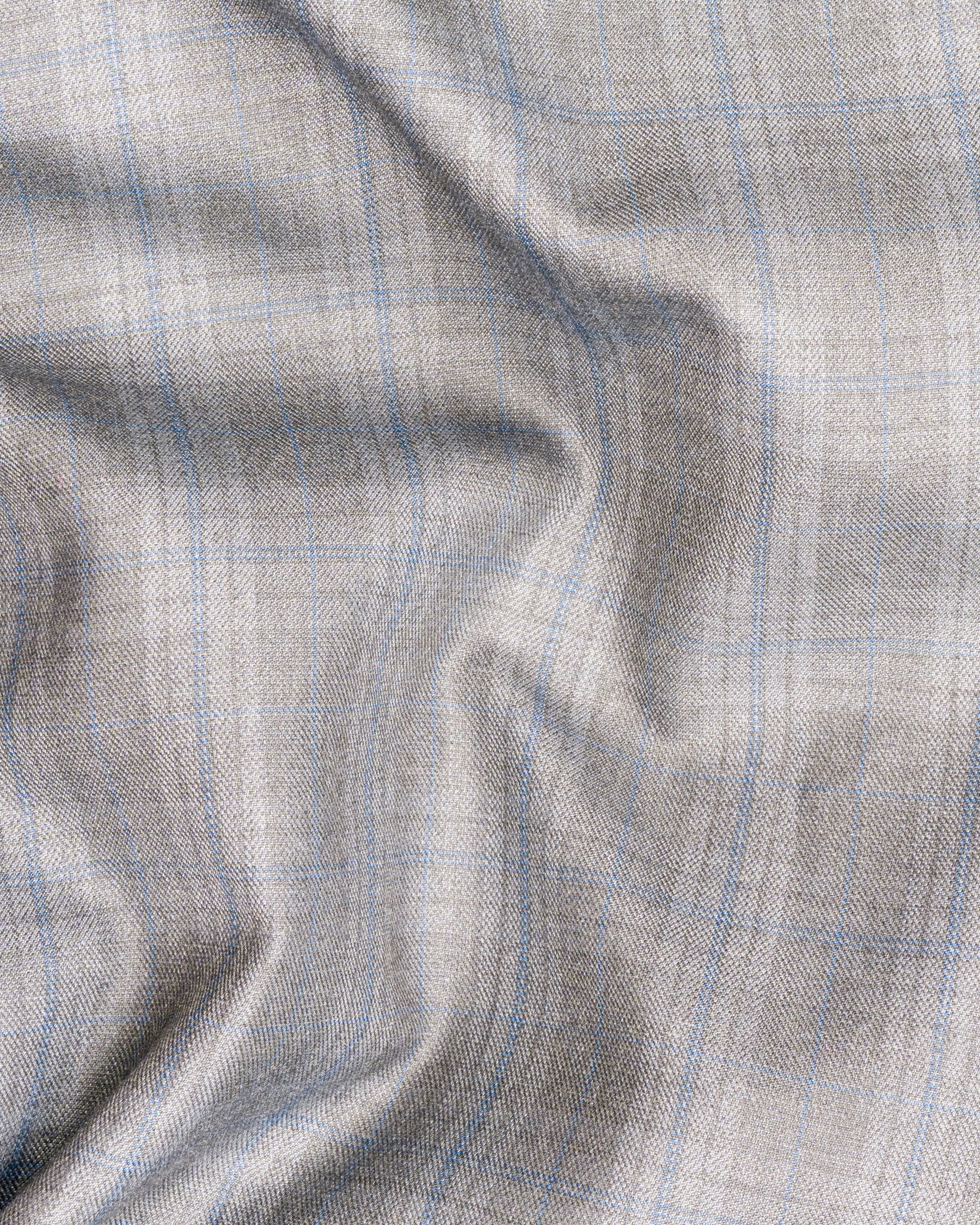 Nobel Grey Subtle Plaid DouSTe-Breasted Wool Rich Suit ST1363-DB-36, ST1363-DB-38, ST1363-DB-40, ST1363-DB-42, ST1363-DB-44, ST1363-DB-46, ST1363-DB-48, ST1363-DB-50, ST1363-DB-52, ST1363-DB-54, ST1363-DB-56, ST1363-DB-58, ST1363-DB-60