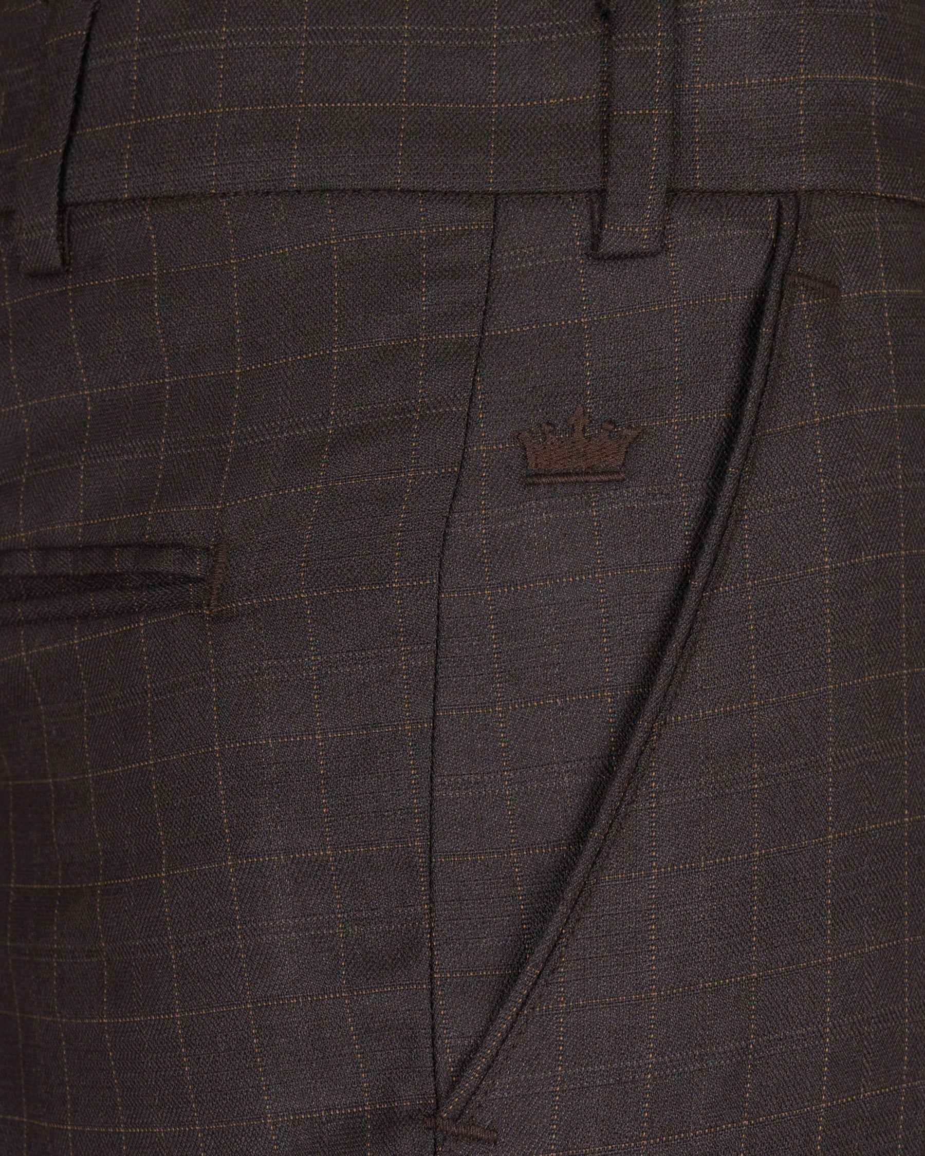 Brown Plaid Wool Rich Suit ST1465-D22-36,ST1465-D22-38,ST1465-D22-40,ST1465-D22-42,ST1465-D22-44,ST1465-D22-46,ST1465-D22-48,ST1465-D22-50,ST1465-D22-52,ST1465-D22-54,ST1465-D22-56,ST1465-D22-58,ST1465-D22-60