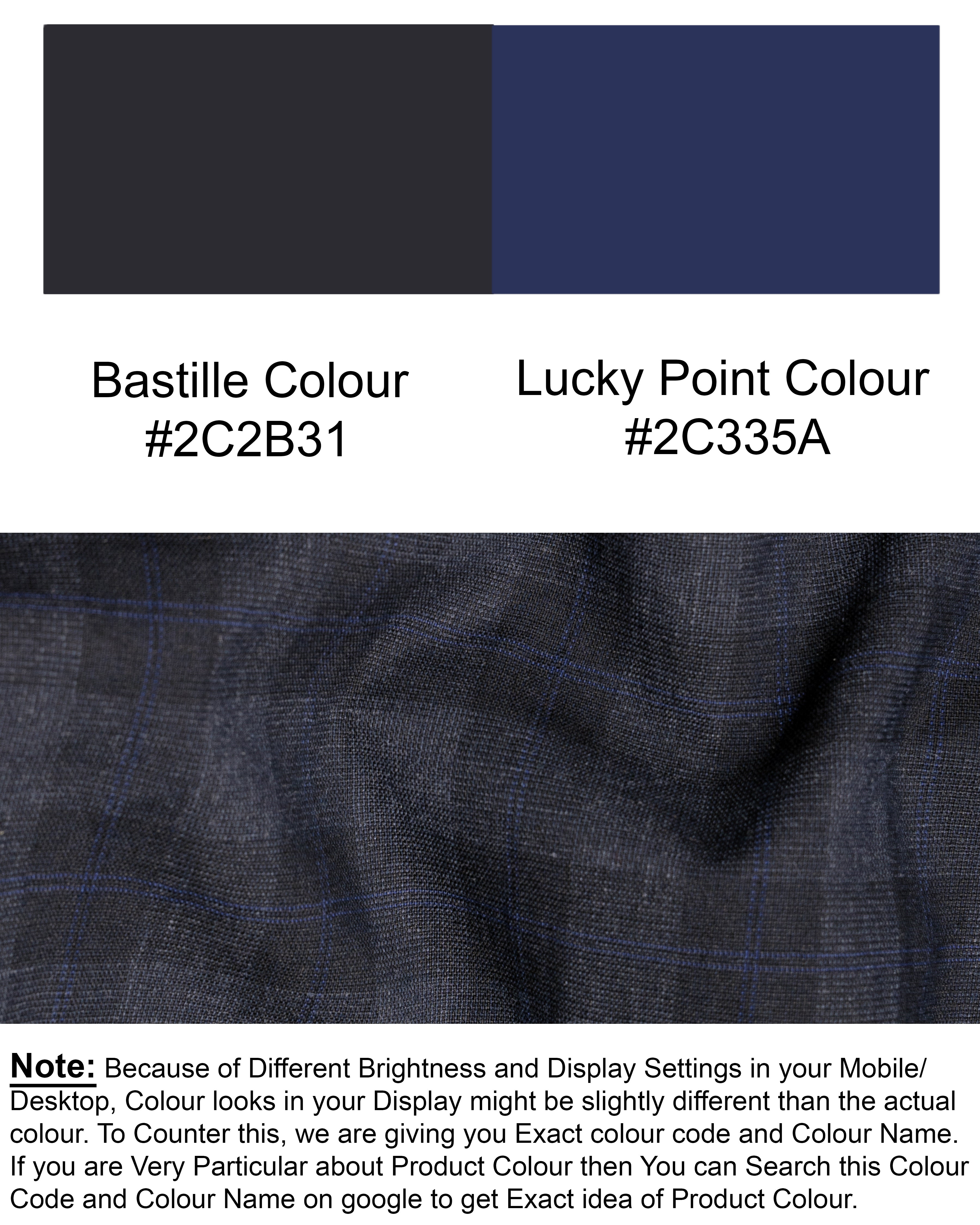 Bastille Grey Plaid Wool Rich Cross Buttoned Bandhgala Suit ST1498-CBG2-36, ST1498-CBG2-38, ST1498-CBG2-40, ST1498-CBG2-42, ST1498-CBG2-44, ST1498-CBG2-46, ST1498-CBG2-48, ST1498-CBG2-50, ST1498-CBG2-52, ST1498-CBG2-54, ST1498-CBG2-56, ST1498-CBG2-58, ST1498-CBG2-60