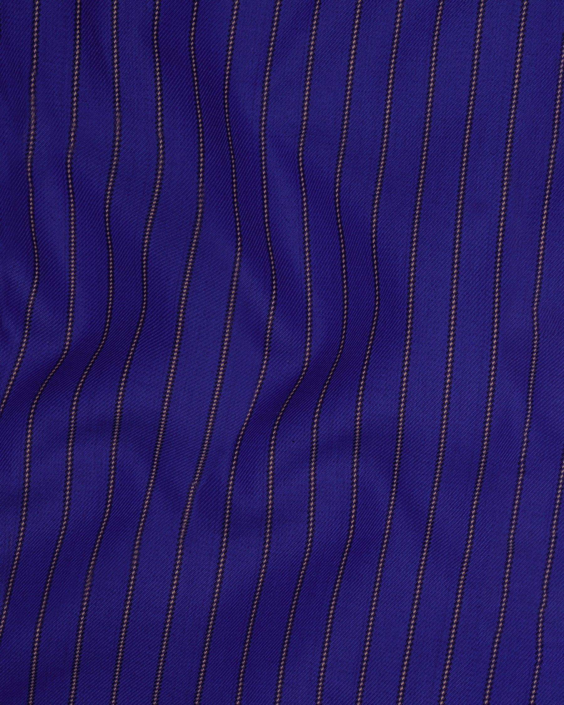 Violet Striped Wool Rich Tuxedo Suit