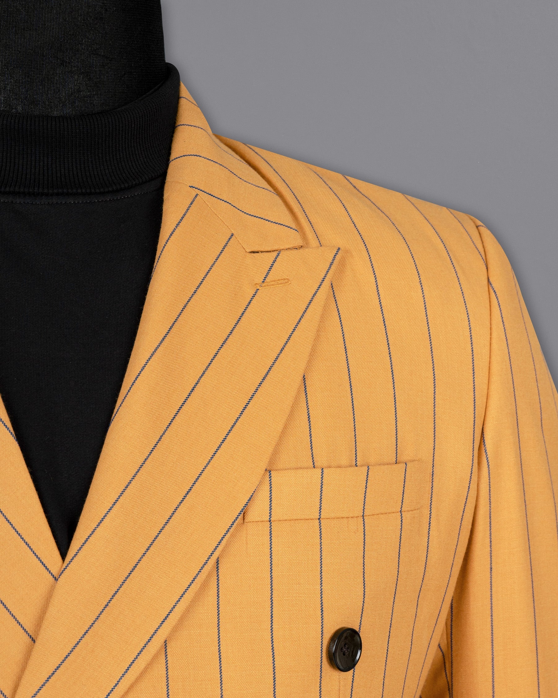 Sunshade Orange Striped Wool Rich DouSTe Breasted Suit ST1509-DB-36, ST1509-DB-38, ST1509-DB-40, ST1509-DB-42, ST1509-DB-44, ST1509-DB-46, ST1509-DB-48, ST1509-DB-50, ST1509-DB-52, ST1509-DB-54, ST1509-DB-56, ST1509-DB-58, ST1509-DB-60