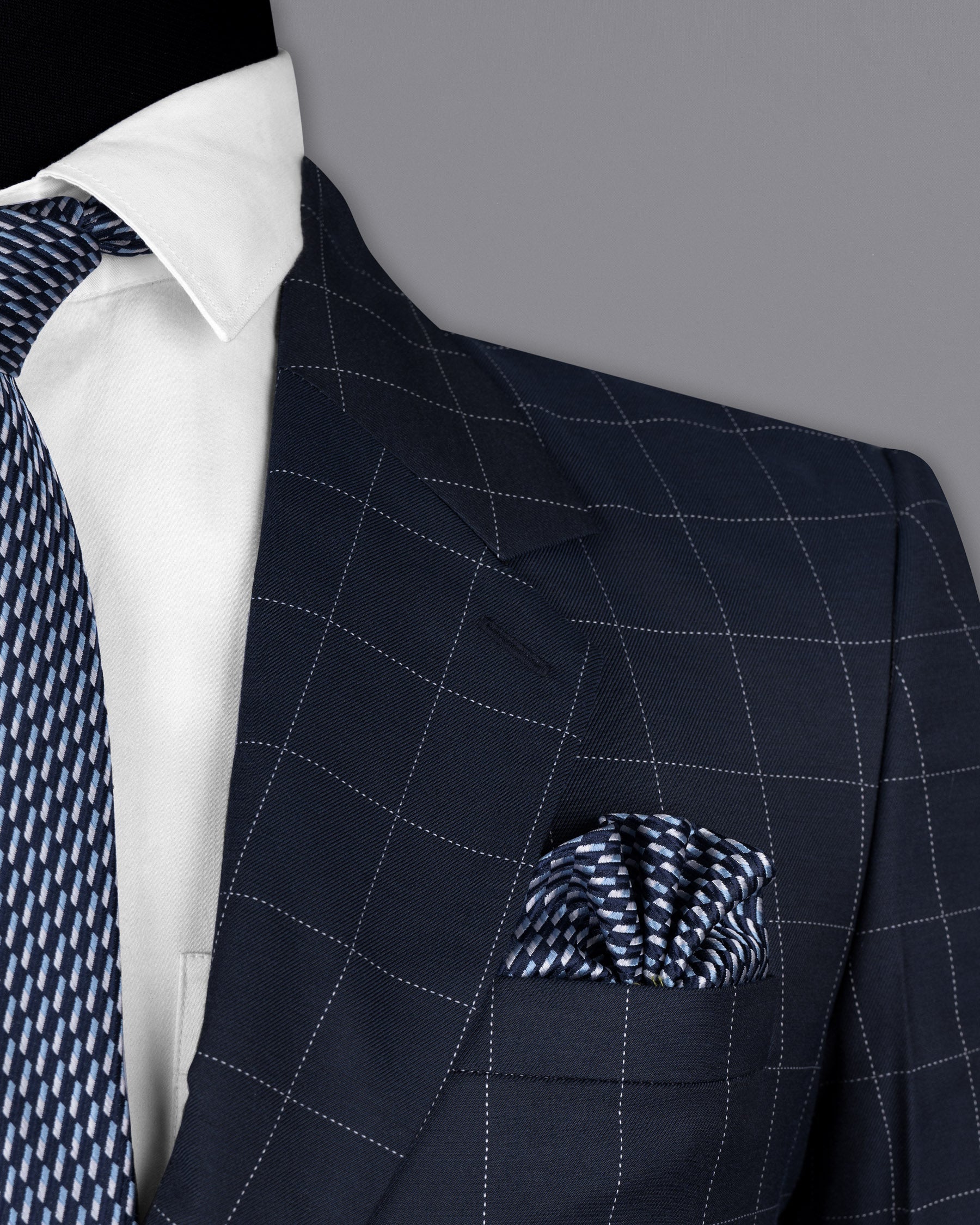 Shark Blue windowpane Wool Rich Suit ST1594-SB-36, ST1594-SB-38, ST1594-SB-40, ST1594-SB-42, ST1594-SB-44, ST1594-SB-46, ST1594-SB-48, ST1594-SB-50, ST1594-SB-52, ST1594-SB-54, ST1594-SB-56, ST1594-SB-58, ST1594-SB-60