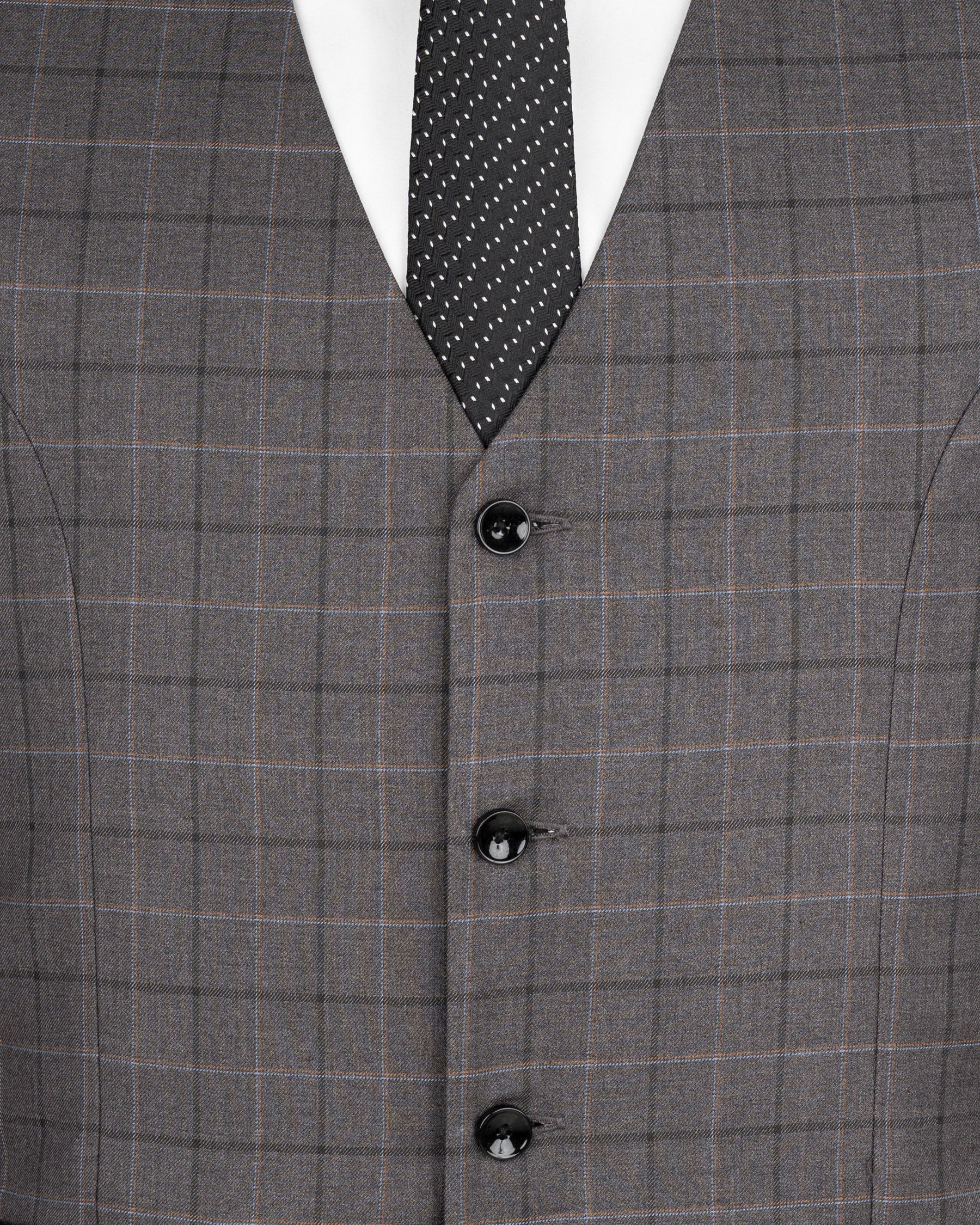 Scorpion Grey Super fine Plaid Woolrich Suit ST1632-SB-36, ST1632-SB-38, ST1632-SB-40, ST1632-SB-42, ST1632-SB-44, ST1632-SB-46, ST1632-SB-48, ST1632-SB-50, ST1632-SB-52, ST1632-SB-54, ST1632-SB-56, ST1632-SB-58, ST1632-SB-60