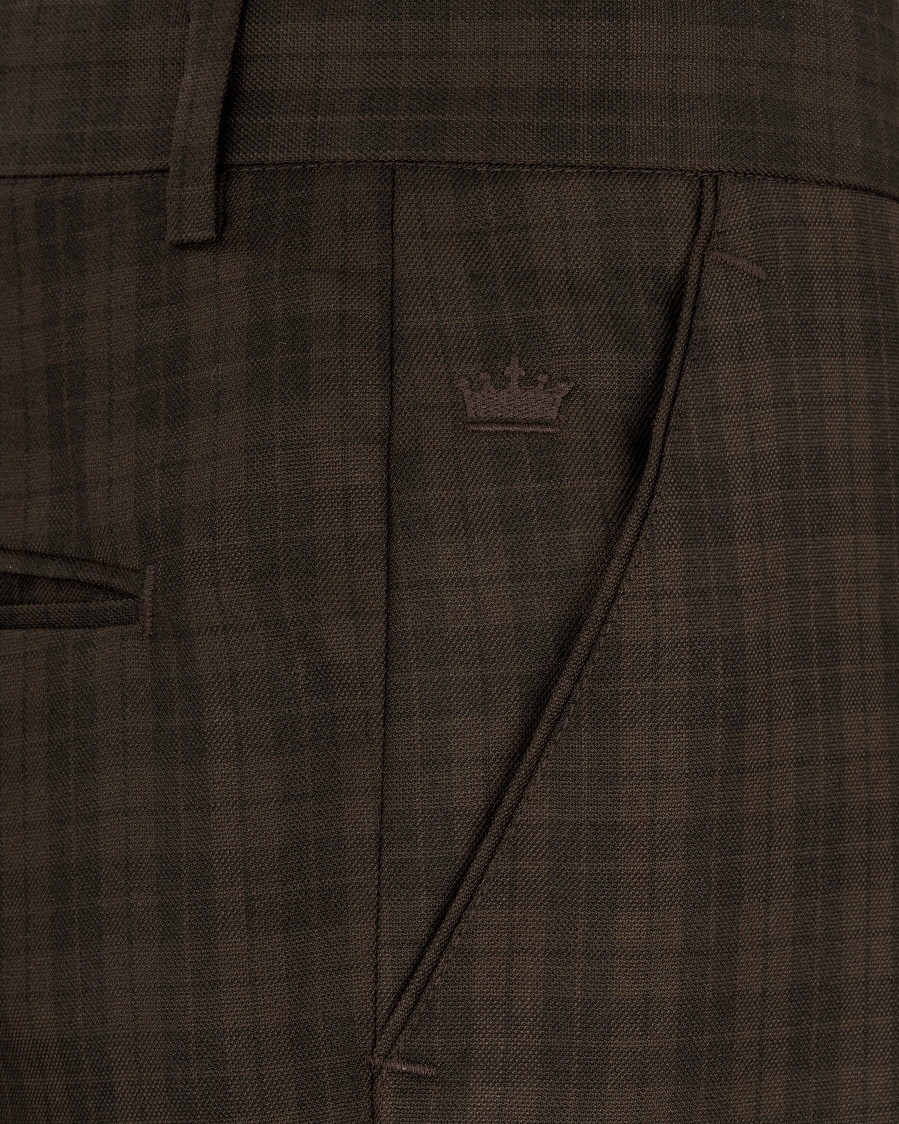 Armadillo Brown Plaid Double-breasted Suit ST1755-DB-36, ST1755-DB-38, ST1755-DB-40, ST1755-DB-42, ST1755-DB-44, ST1755-DB-46, ST1755-DB-48, ST1755-DB-50, ST1755-DB-52, ST1755-DB-54, ST1755-DB-56, ST1755-DB-58, ST1755-DB-60