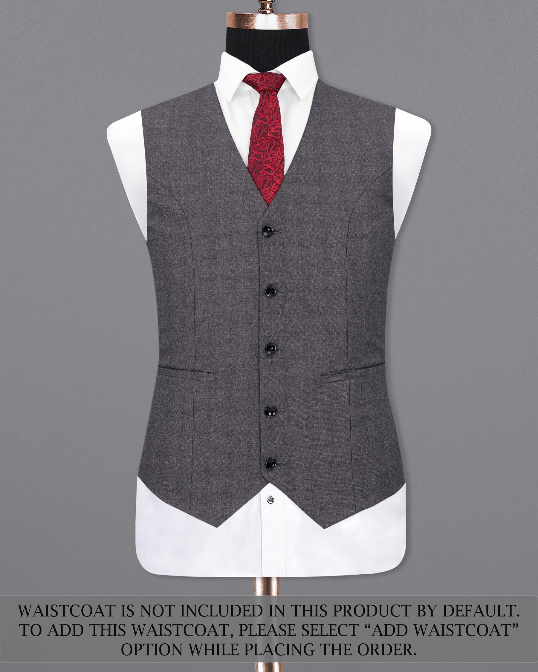 Gravel Gray Single Breasted Suit