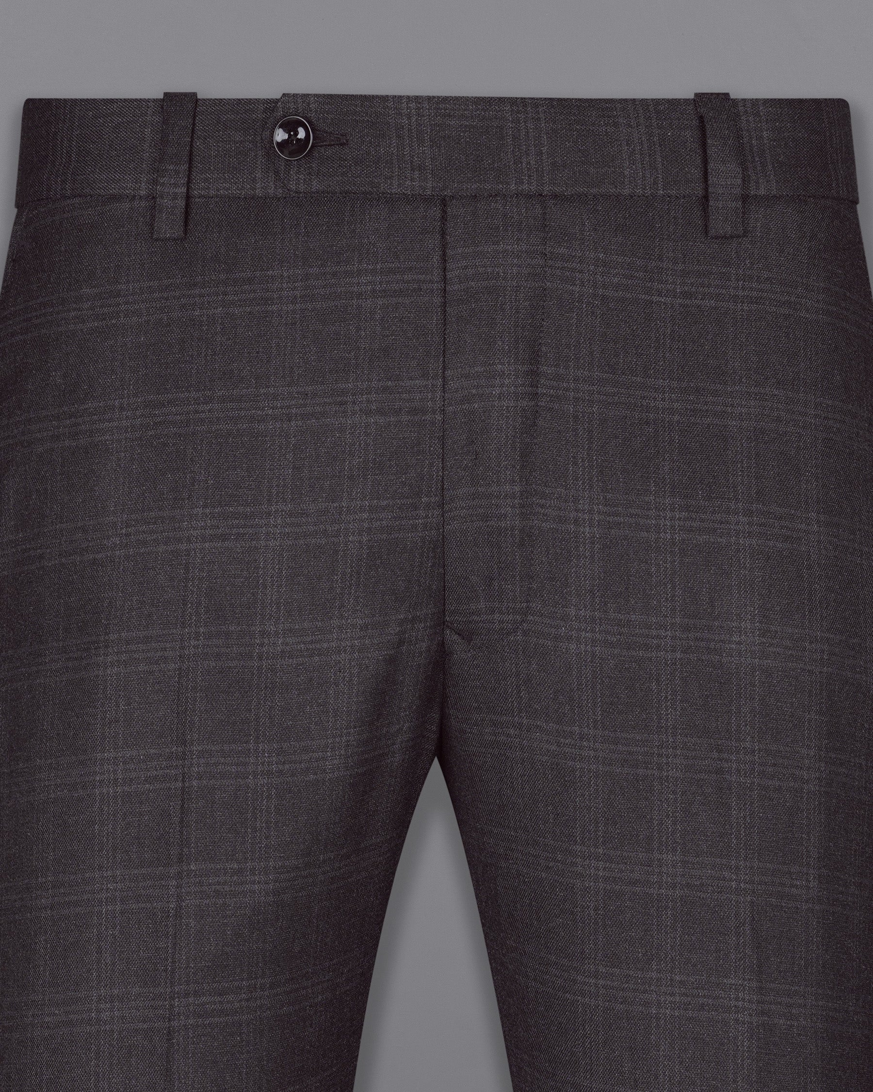 Tuatara Gray Subtle windowpanew Double Breasted Suit