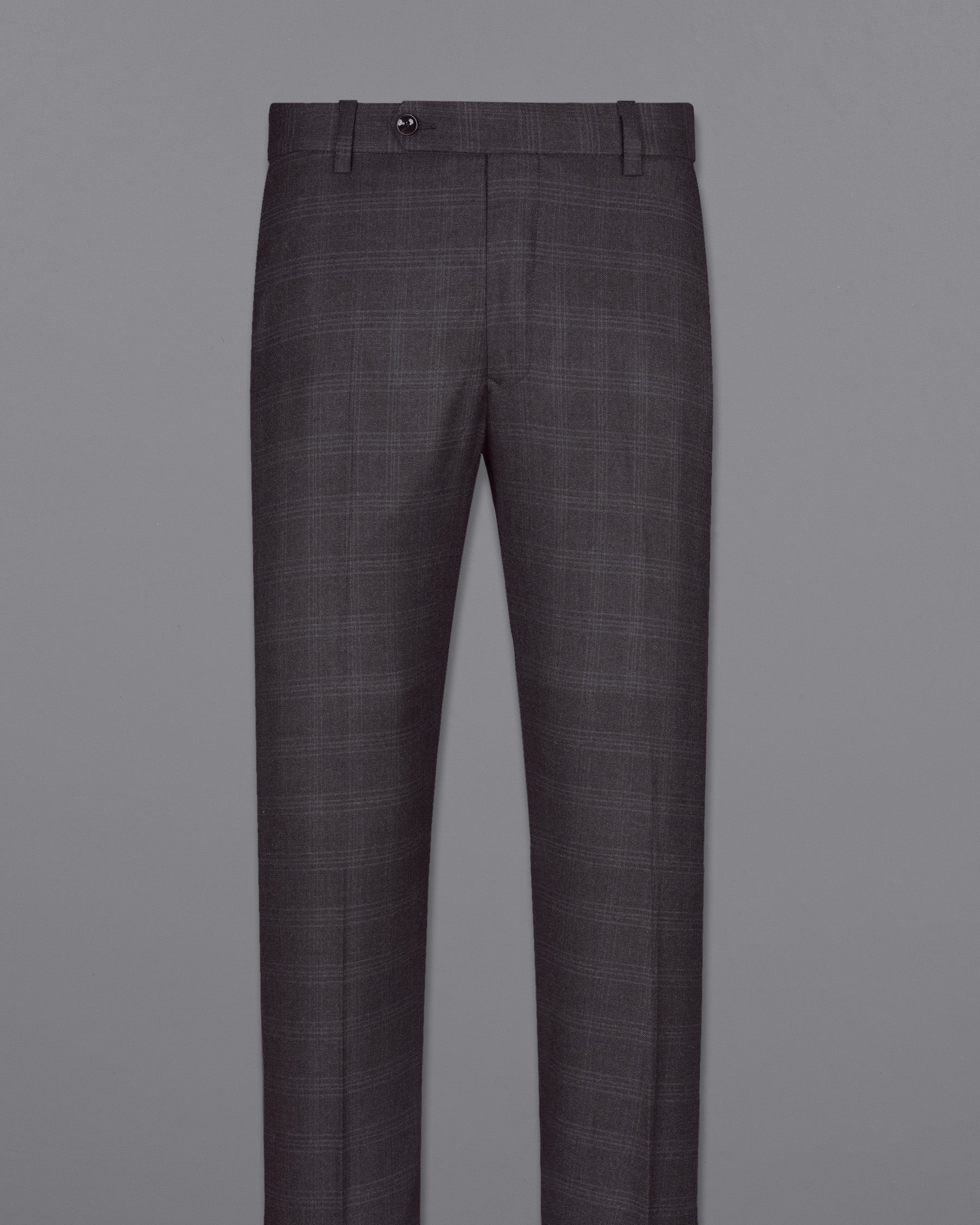 Tuatara Gray Subtle windowpanew Double Breasted Suit