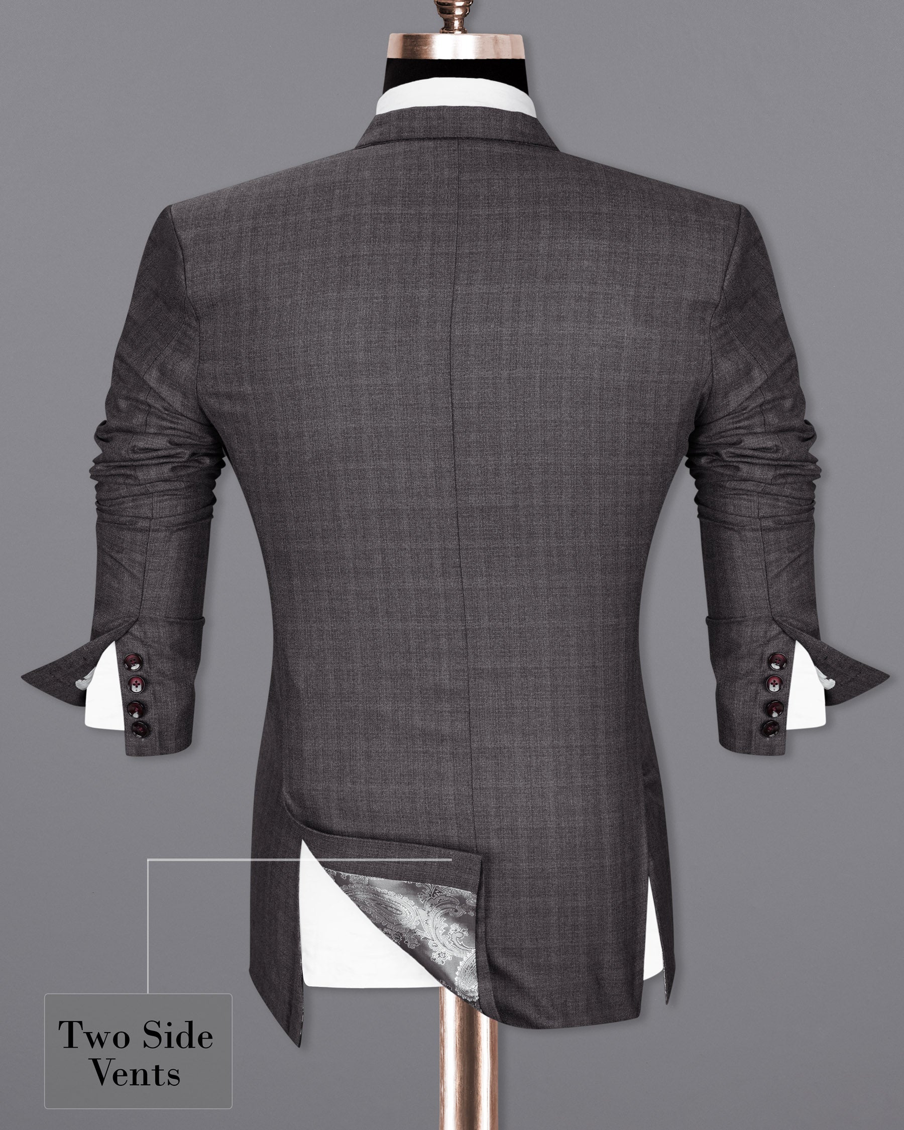 Iridium Gray Double-Breasted Suit