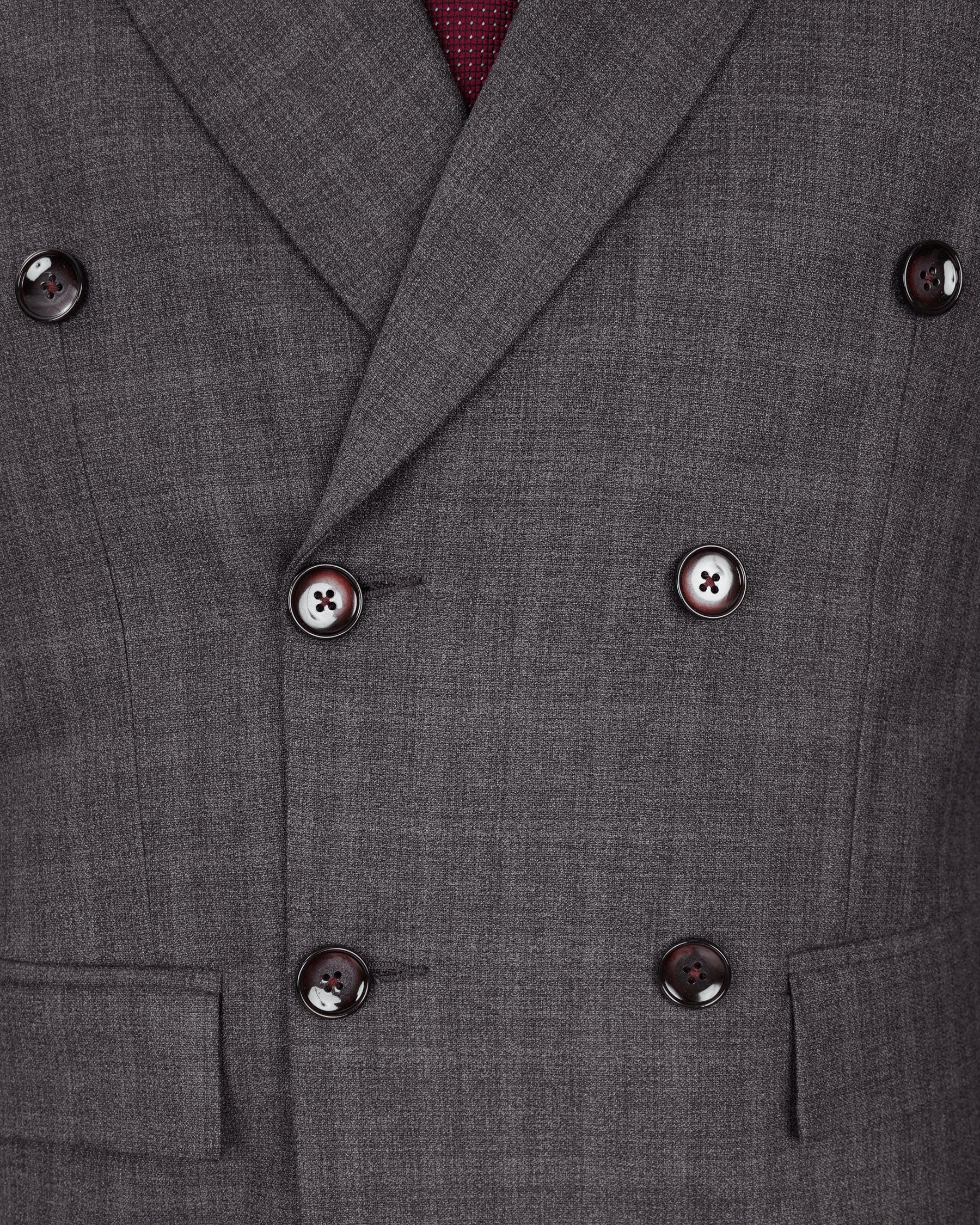 Iridium Gray Double-Breasted Suit