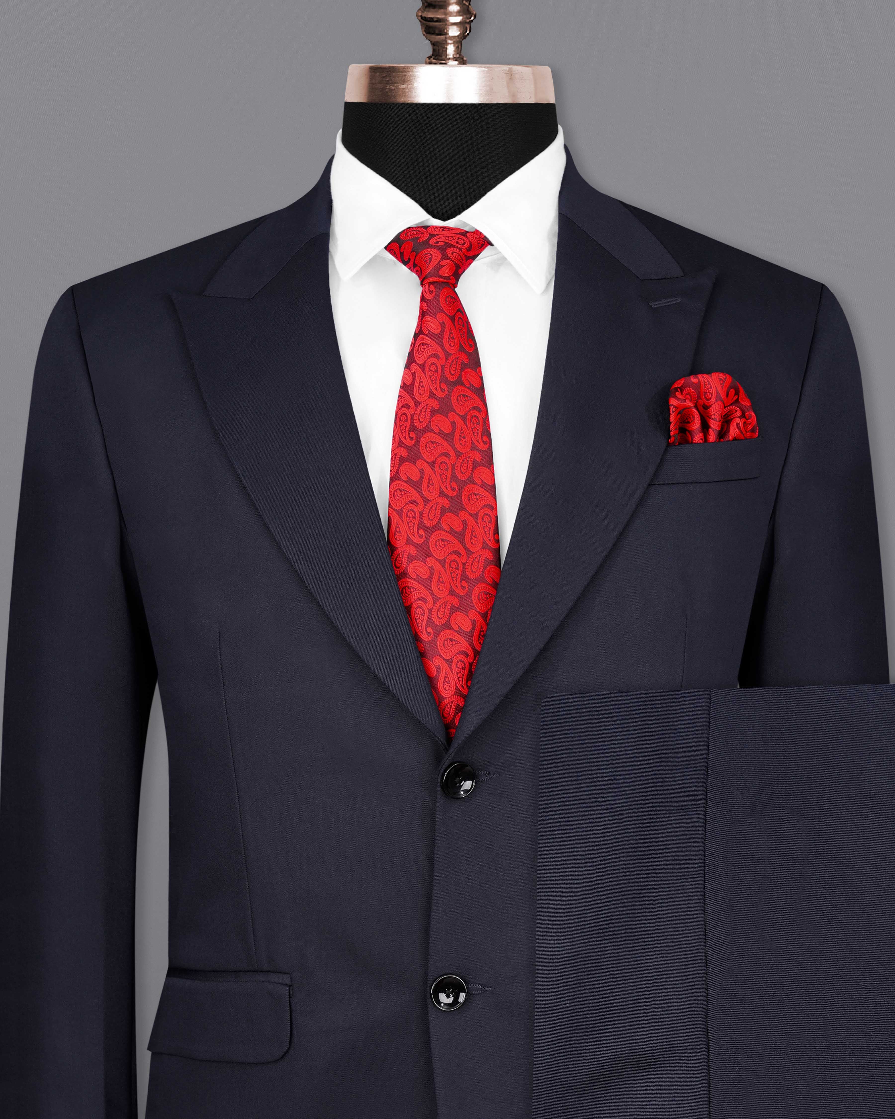 Haiti Blue Single Breasted Suit