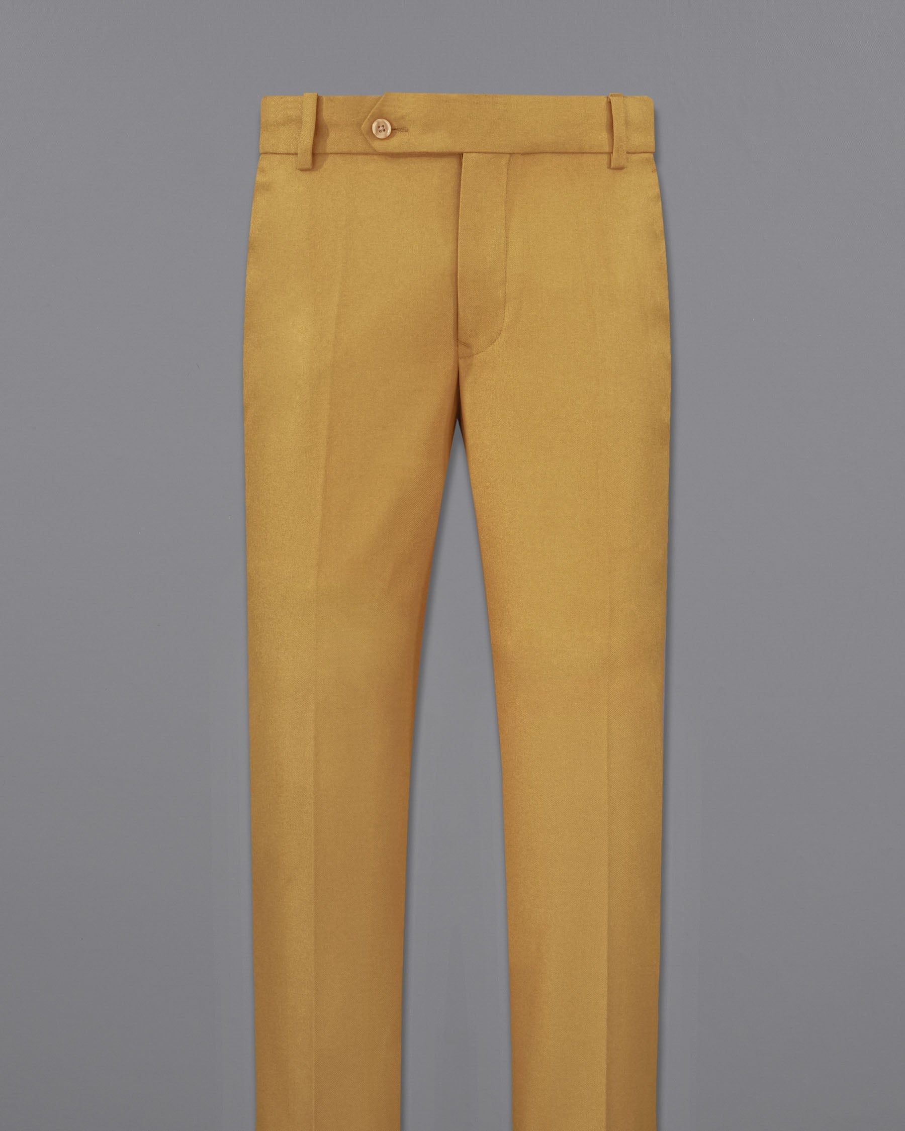 Copper Yellow Wool Rich Double Breasted Sports Suit