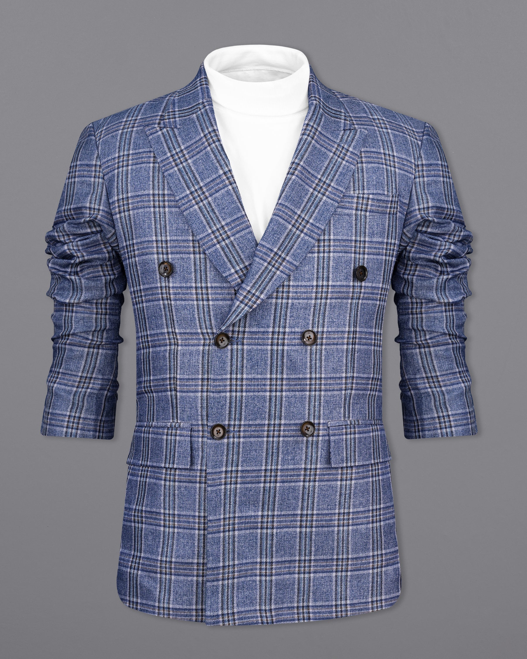 Bayoux Blue Plaid Double Breasted Suit  ST2143-DB-36, ST2143-DB-38, ST2143-DB-40, ST2143-DB-42, ST2143-DB-44, ST2143-DB-46, ST2143-DB-48, ST2143-DB-50, ST2143-DB-52, ST2143-DB-54, ST2143-DB-56, ST2143-DB-58, ST2143-DB-60
