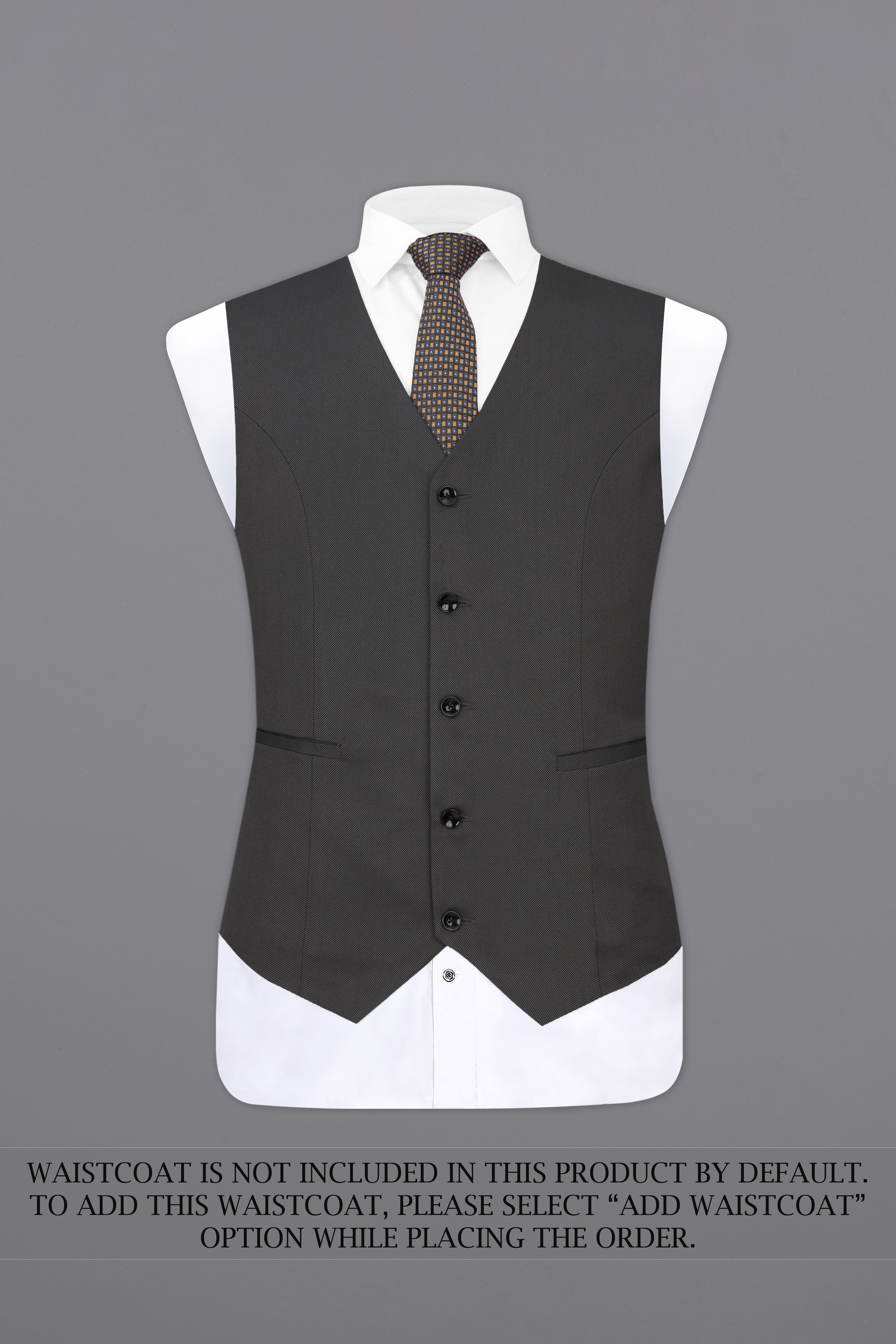 Fuscous Grey Single Breasted Suit