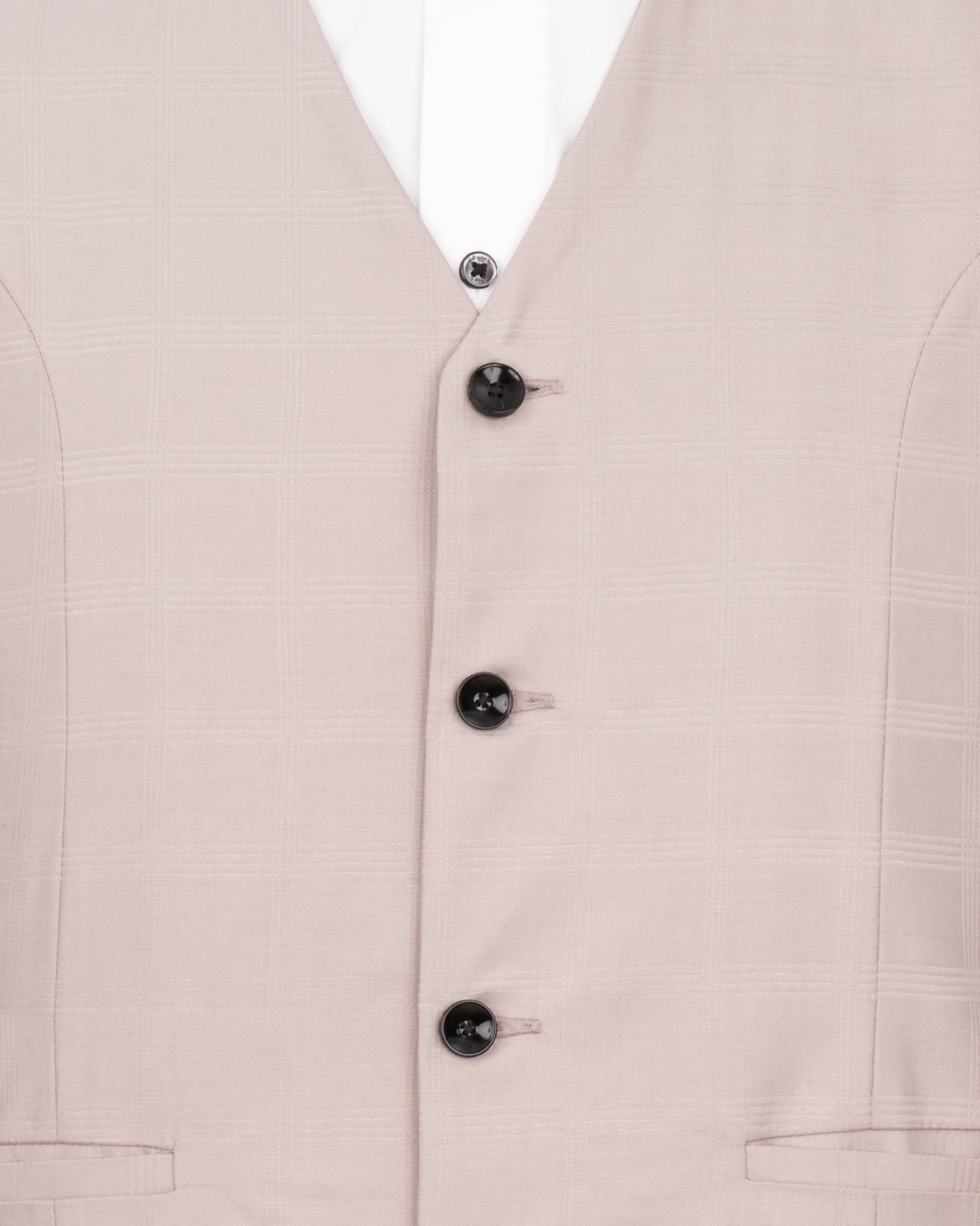 Pale Slate Peach Subtle Checkered Designer Suit ST2370-D183-36, ST2370-D183-38, ST2370-D183-40, ST2370-D183-42, ST2370-D183-44, ST2370-D183-46, ST2370-D183-48, ST2370-D183-50, ST2370-D183-52, ST2370-D183-54, ST2370-D183-56, ST2370-D183-58, ST2370-D183-60