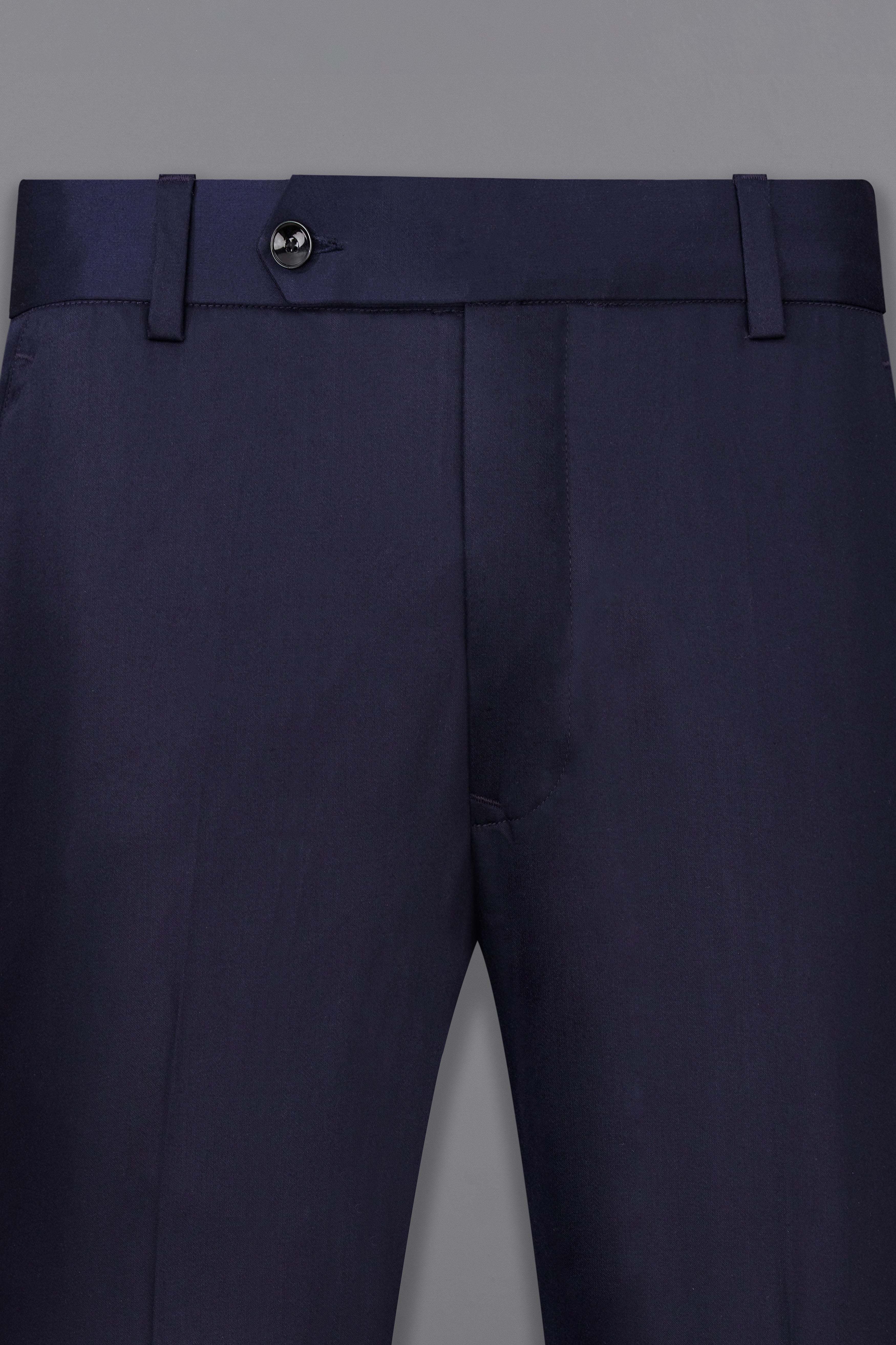 Navy Subtle Sheen Blue Bandhgala Suit