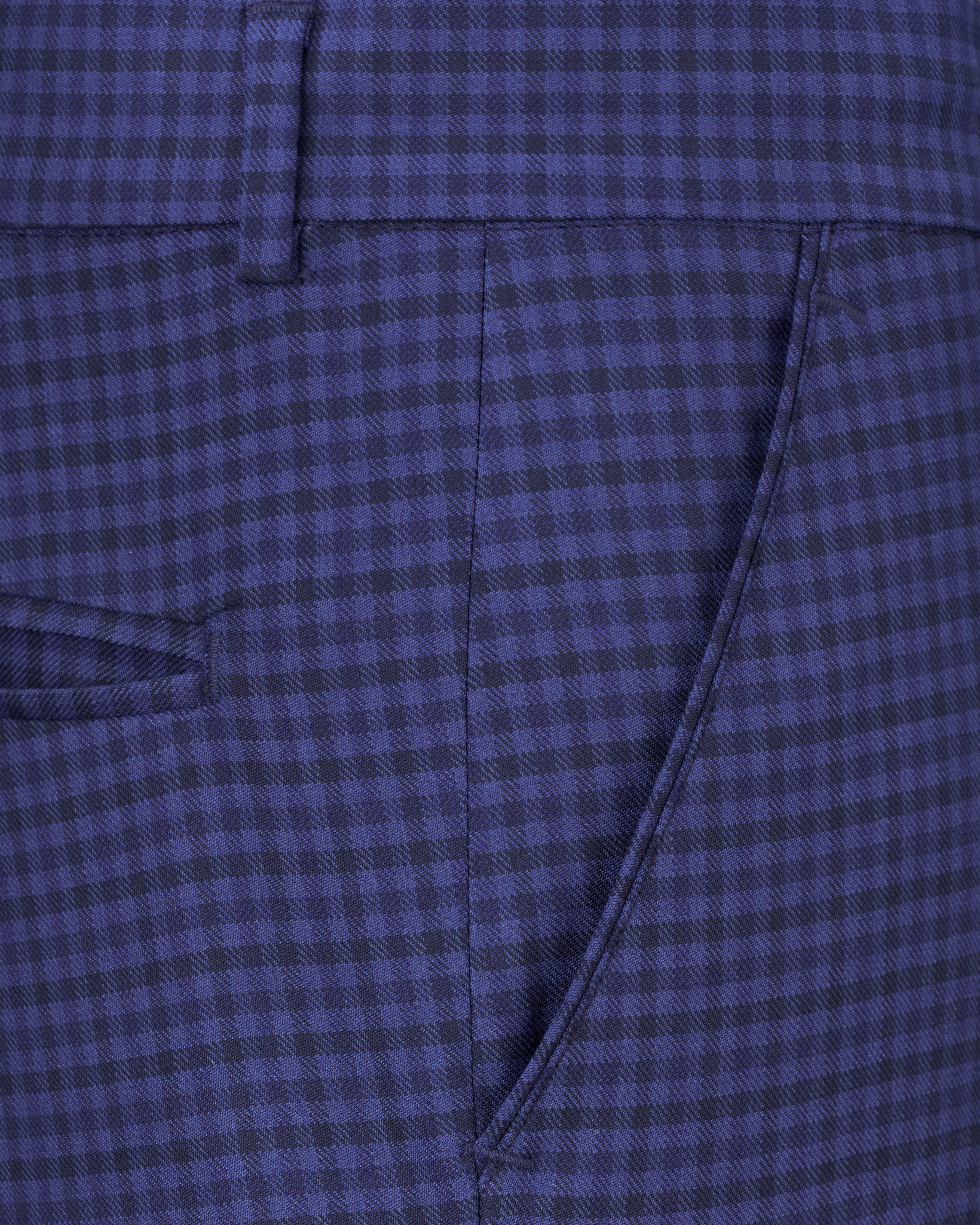 Victoria Blue Gingham Checkered Single Breasted Suit ST2494-SB-36, ST2494-SB-38, ST2494-SB-40, ST2494-SB-42, ST2494-SB-44, ST2494-SB-46, ST2494-SB-48, ST2494-SB-50, ST2494-SB-52, ST2494-SB-54, ST2494-SB-56, ST2494-SB-58, ST2494-SB-73