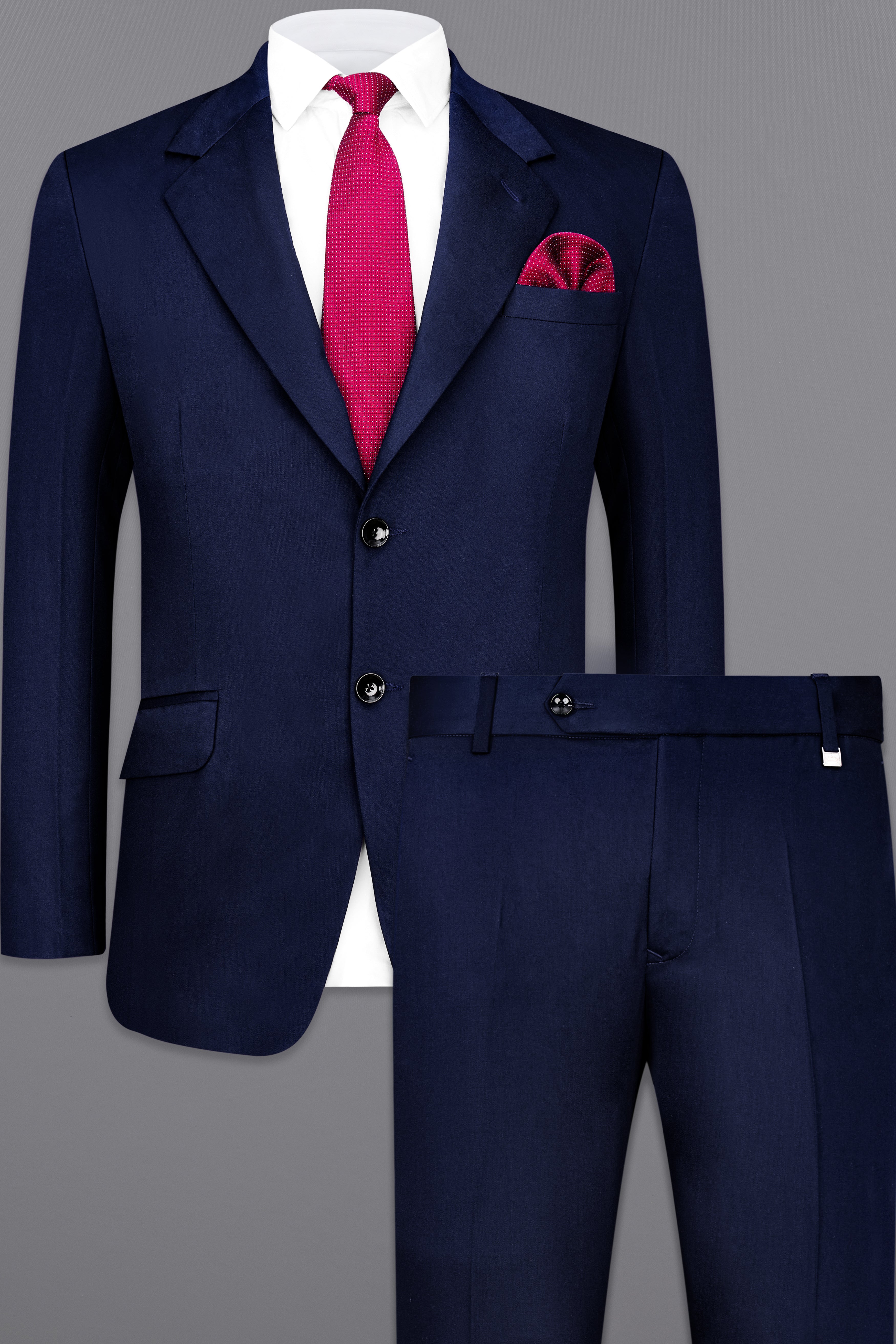 Space Blue Subtle Sheen Traveler Suit