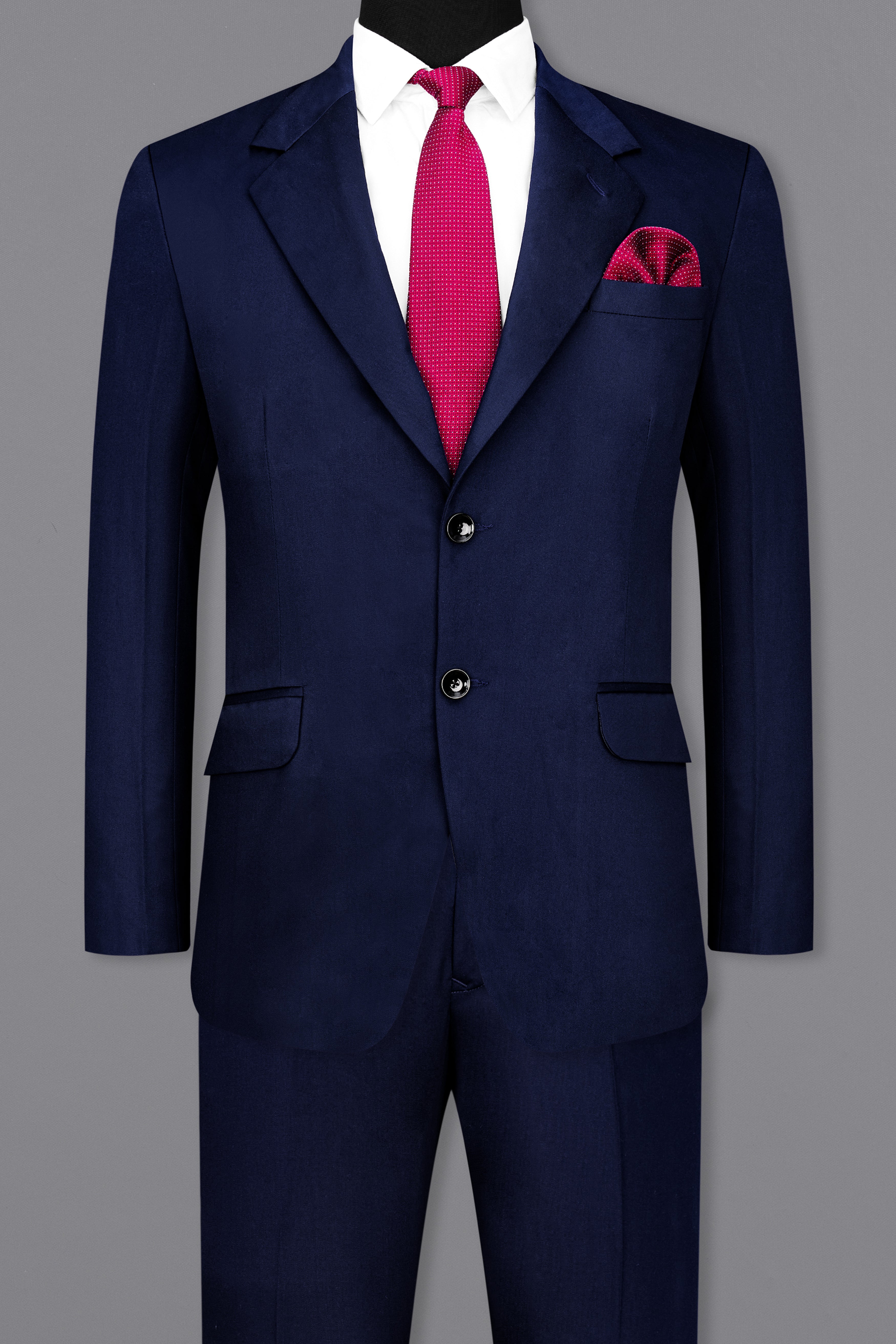 Space Blue Subtle Sheen Traveler Suit