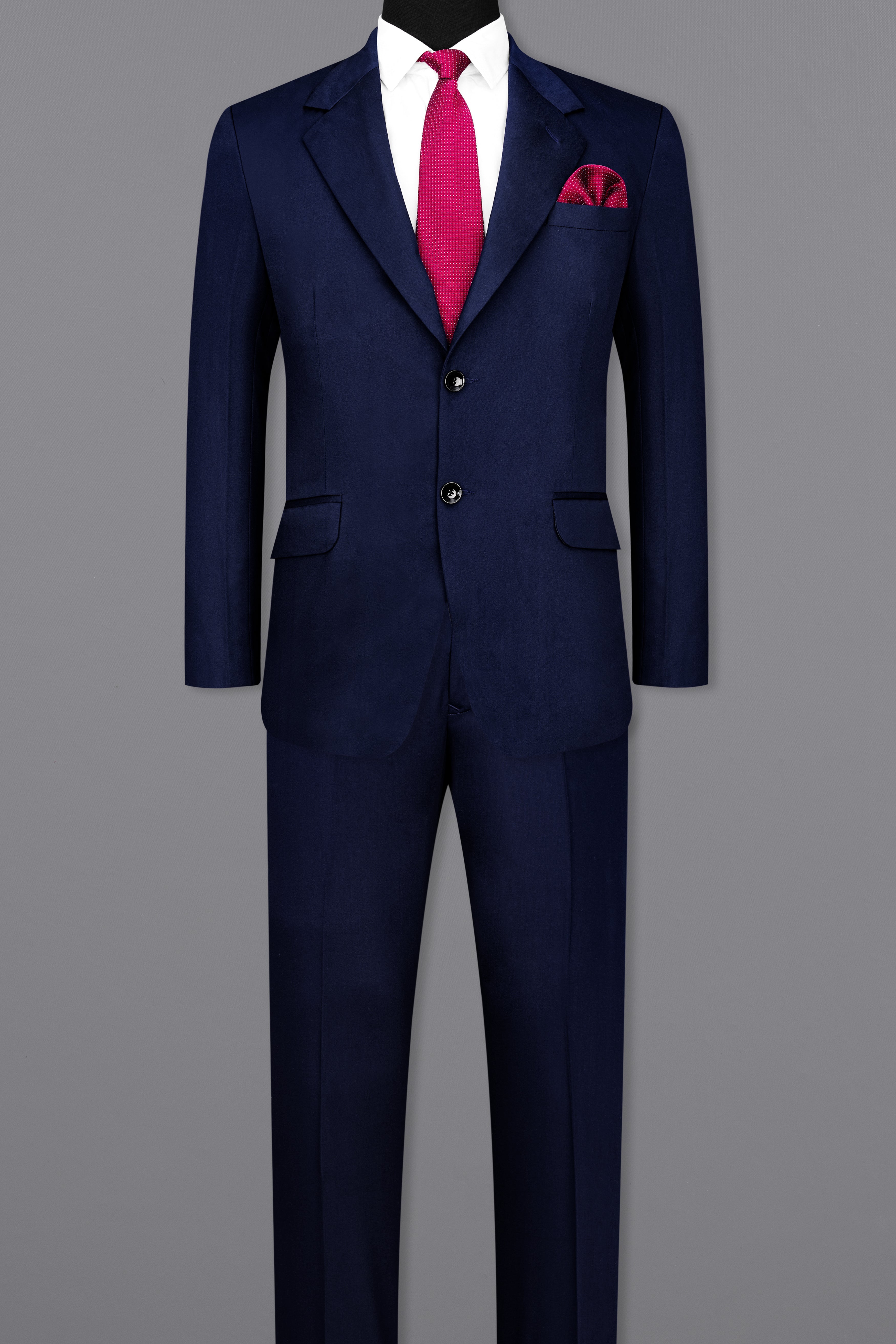 Space Blue Subtle Sheen Traveler Suit