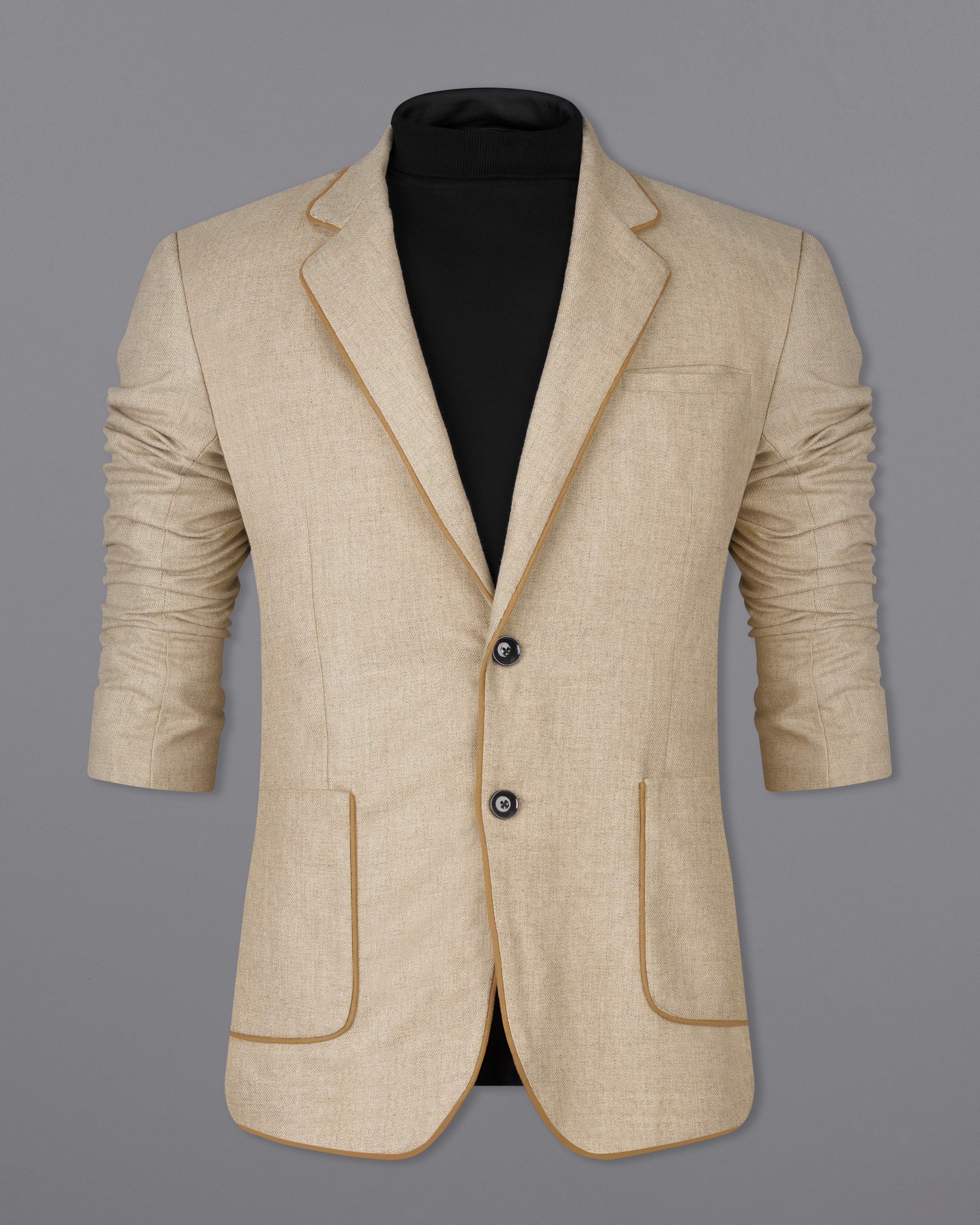 Bronco Brown Wool Rich Suit