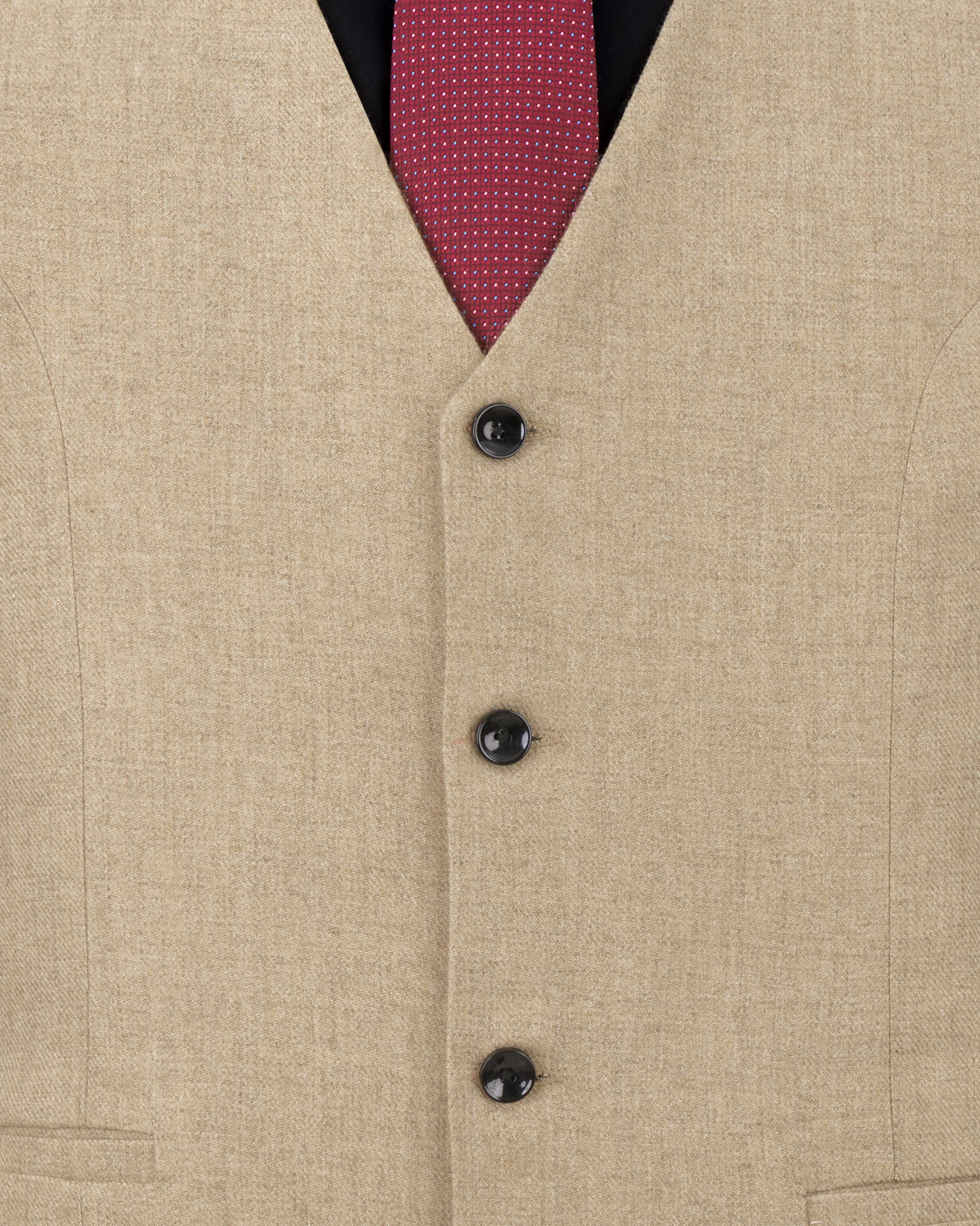 Bronco Brown Wool Rich Suit