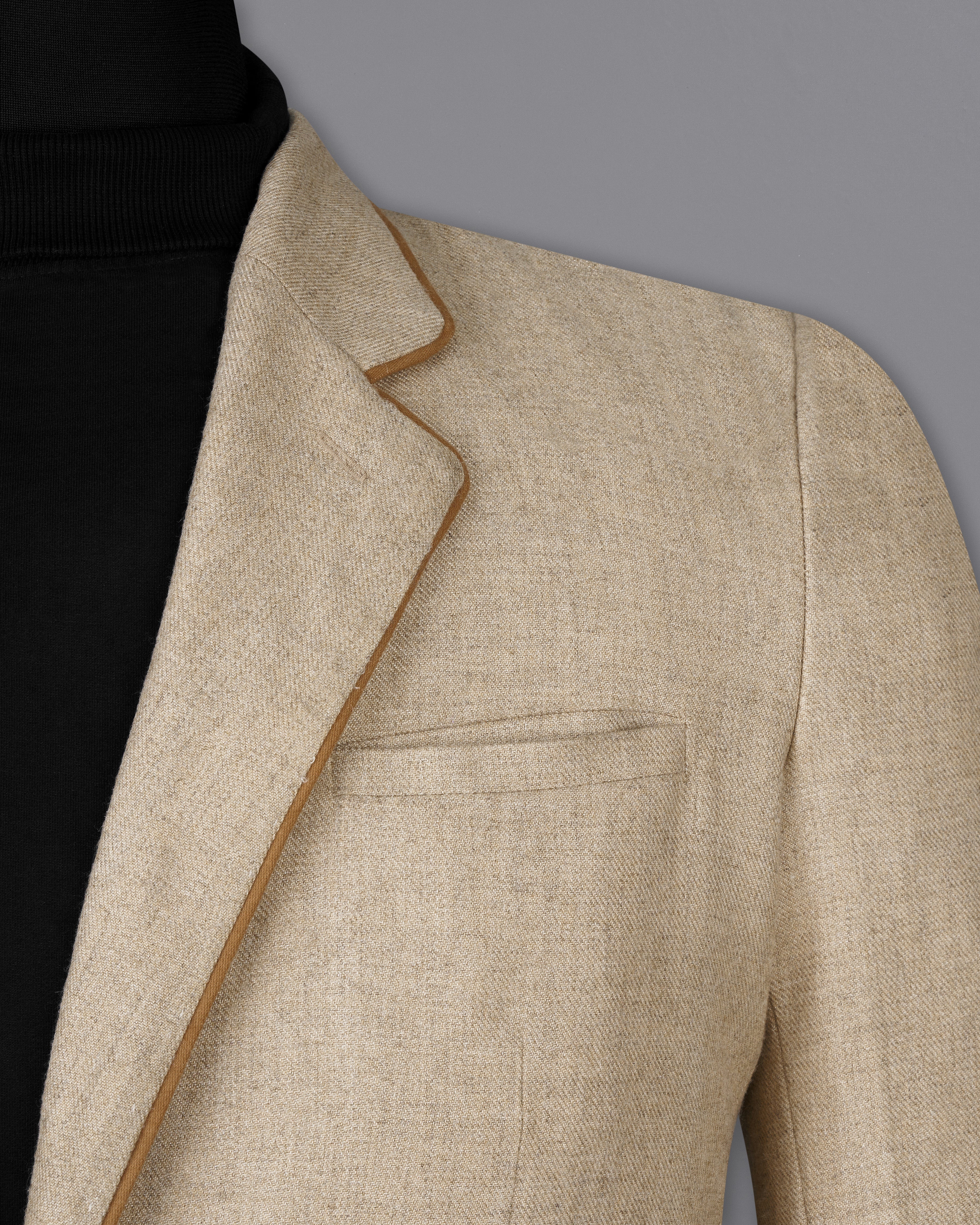 Bronco Brown Wool Rich Suit