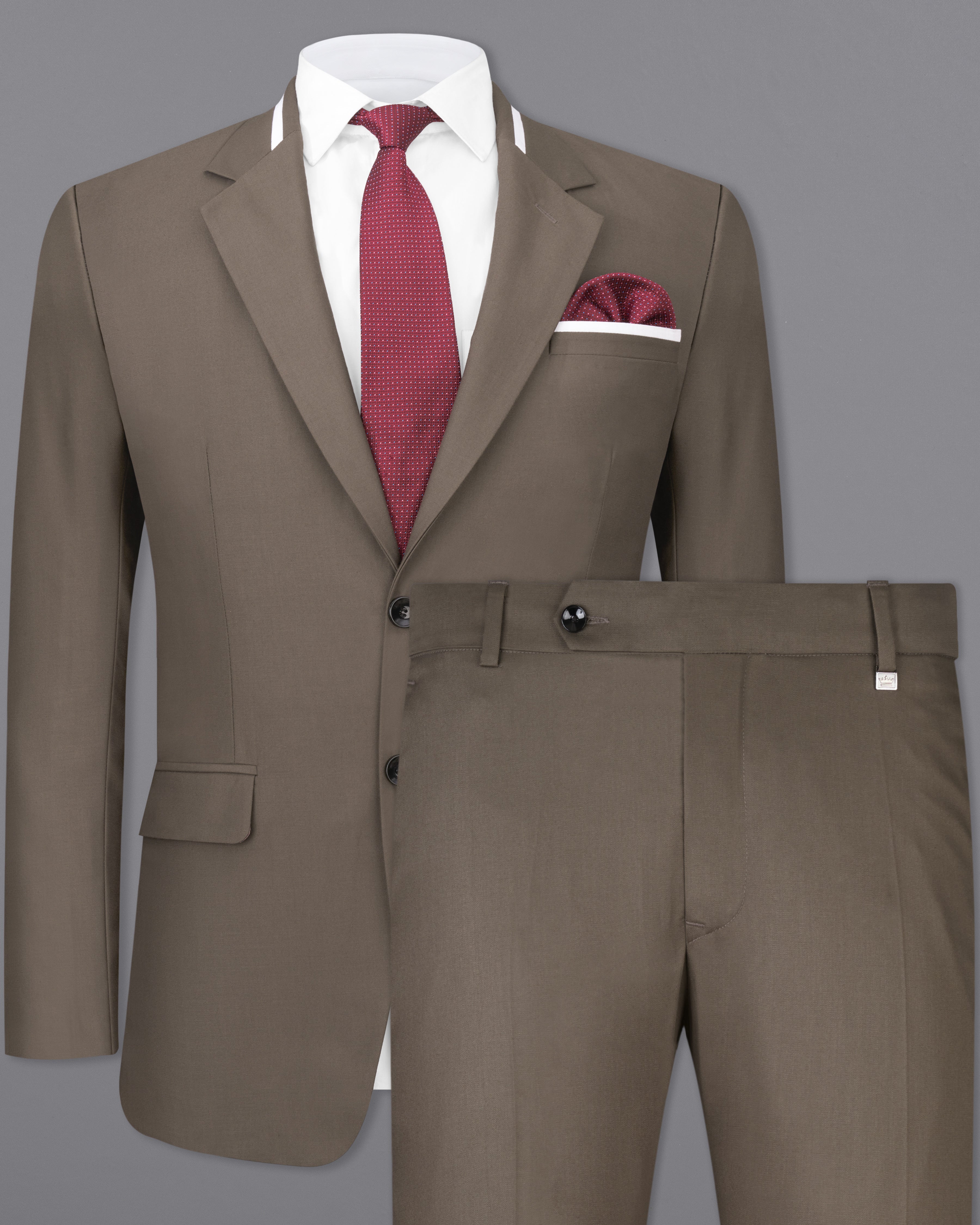 Tobacco Brown Single Breasted Designer Suit ST2559-SB-D162-36, ST2559-SB-D162-38, ST2559-SB-D162-40, ST2559-SB-D162-42, ST2559-SB-D162-44, ST2559-SB-D162-46, ST2559-SB-D162-48, ST2559-SB-D162-50, ST2559-SB-D162-55, ST2559-SB-D162-54, ST2559-SB-D162-56, ST2559-SB-D162-58, ST2559-SB-D162-60