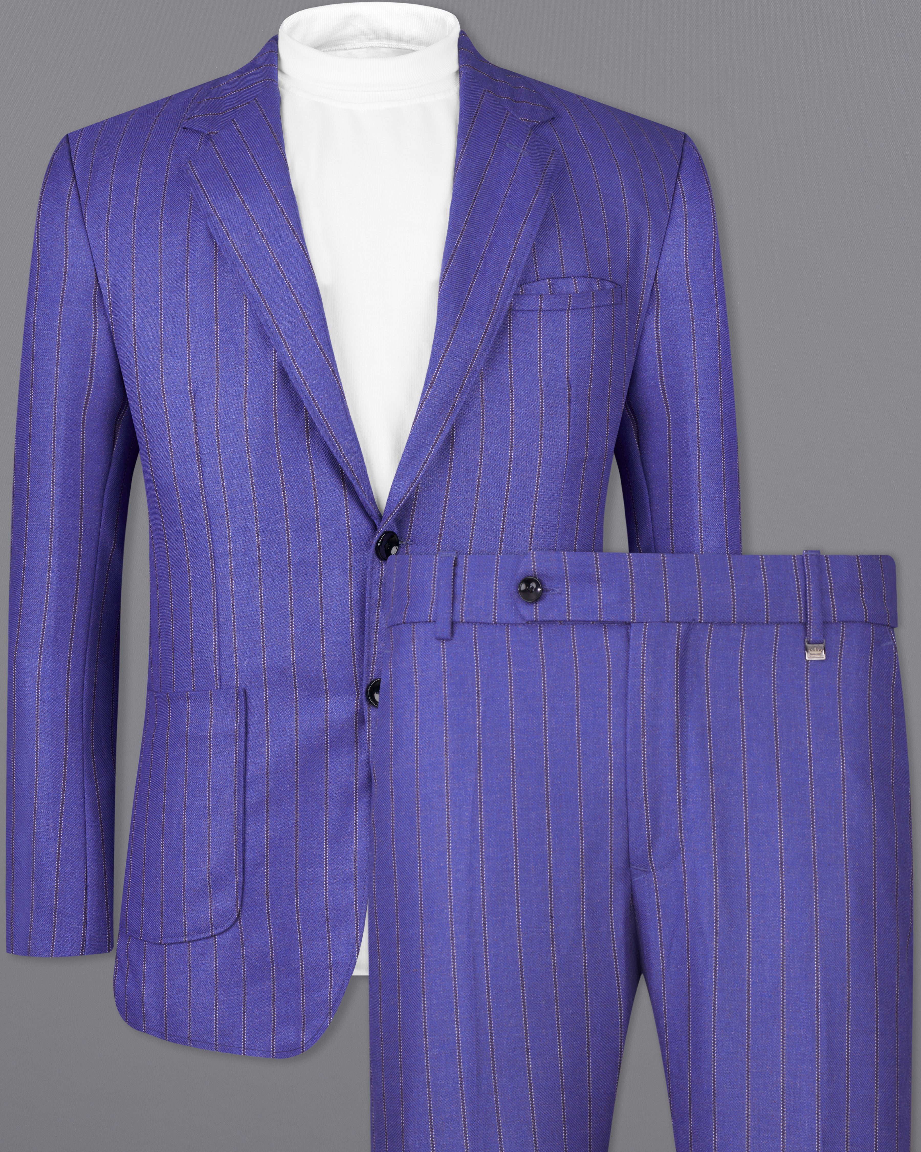 Deluge Blue Striped Single Breasted Suit ST2568-SB-PP-D150-36,ST2568-SB-PP-D150-38,ST2568-SB-PP-D150-40,ST2568-SB-PP-D150-42,ST2568-SB-PP-D150-44,ST2568-SB-PP-D150-46,ST2568-SB-PP-D150-48,ST2568-SB-PP-D150-50,,ST2568-SB-PP-D150-52,ST2568-SB-PP-D150-54,ST2568-SB-PP-D150-56,ST2568-SB-PP-D150-58,ST2568-SB-PP-D150-60