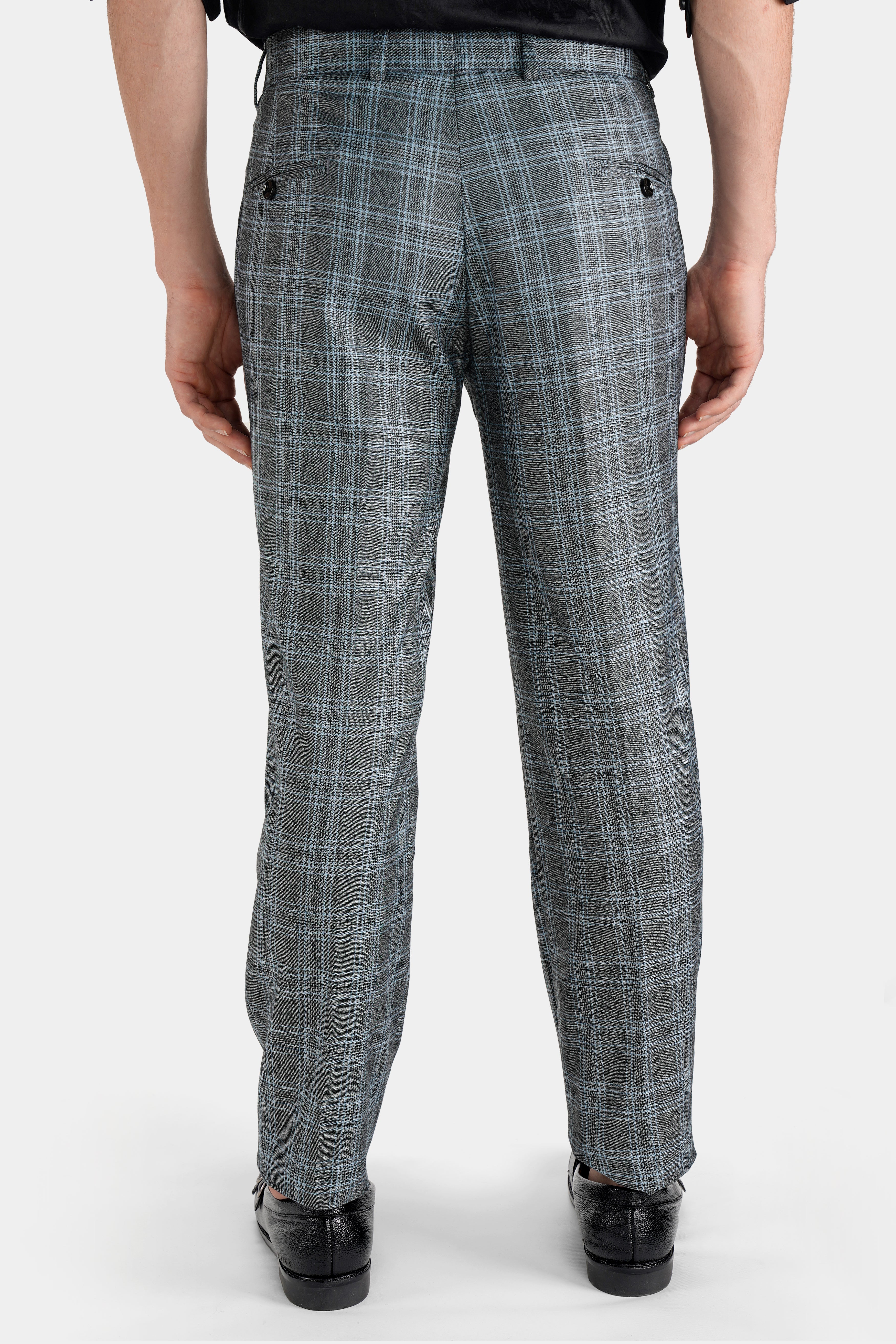 Ironside and Casper Gray Plaid Wool Rich Single Breasted Suit ST2744-SB-36,ST2744-SB-38,ST2744-SB-40,ST2744-SB-42,ST2744-SB-44,ST2744-SB-46,ST2744-SB-48,ST2744-SB-50,ST2744-SB-52,ST2744-SB-54,ST2744-SB-56,ST2744-SB-58,ST2744-SB-60