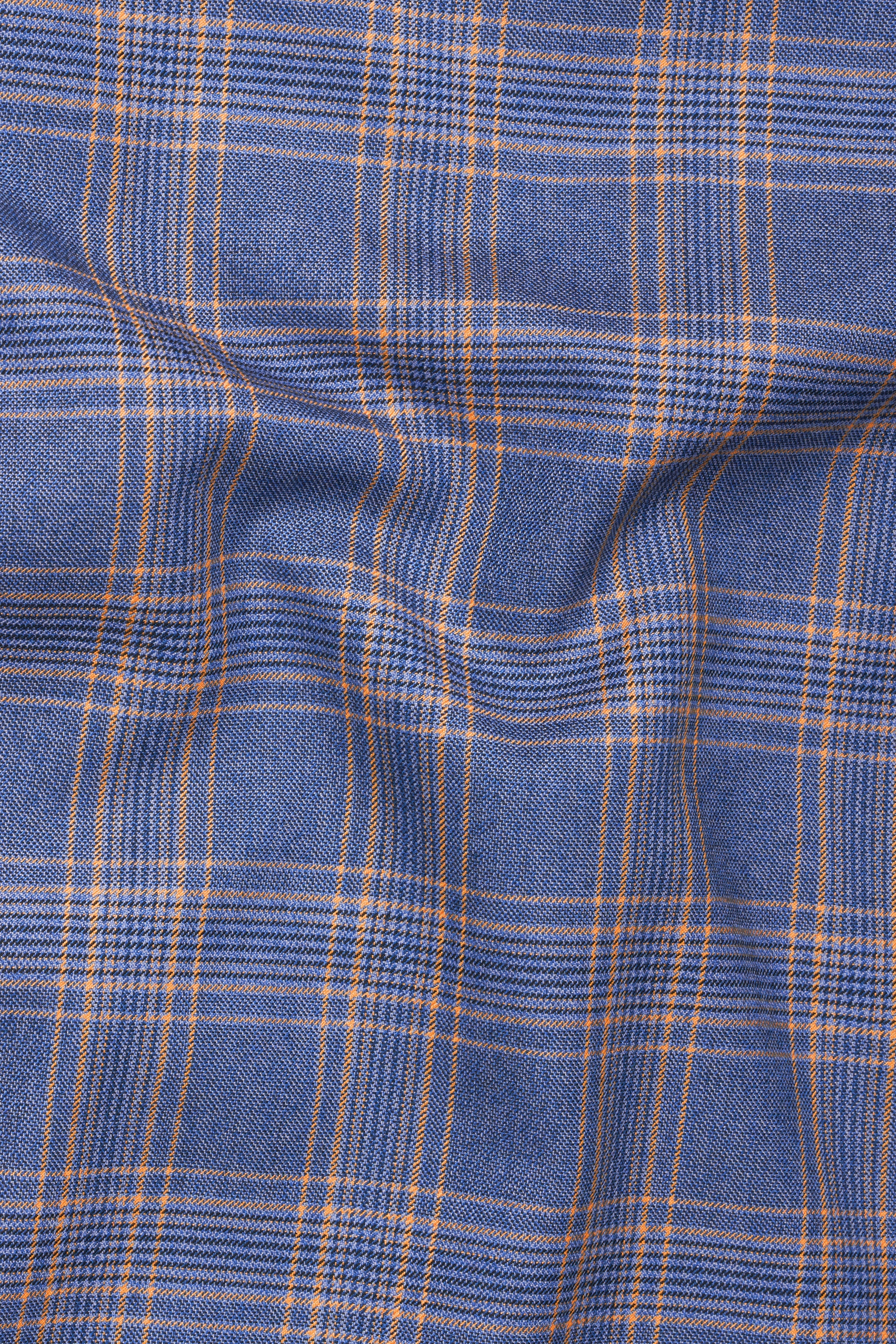 Waikawa Blue Plaid Single Breasted Wool Rich Suit ST2764-SB-36,ST2764-SB-38,ST2764-SB-40,ST2764-SB-42,ST2764-SB-44,ST2764-SB-46,ST2764-SB-48,ST2764-SB-50,ST2764-SB-52,ST2764-SB-54,ST2764-SB-56,ST2764-SB-58,ST2764-SB-60